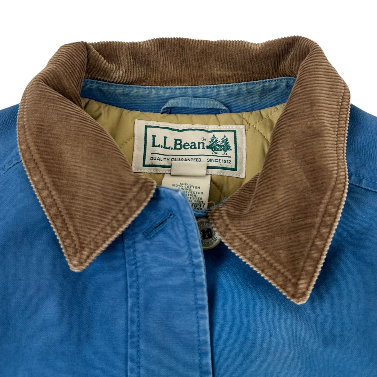 (W) Vintage L.L.Bean Barn Coat Blue