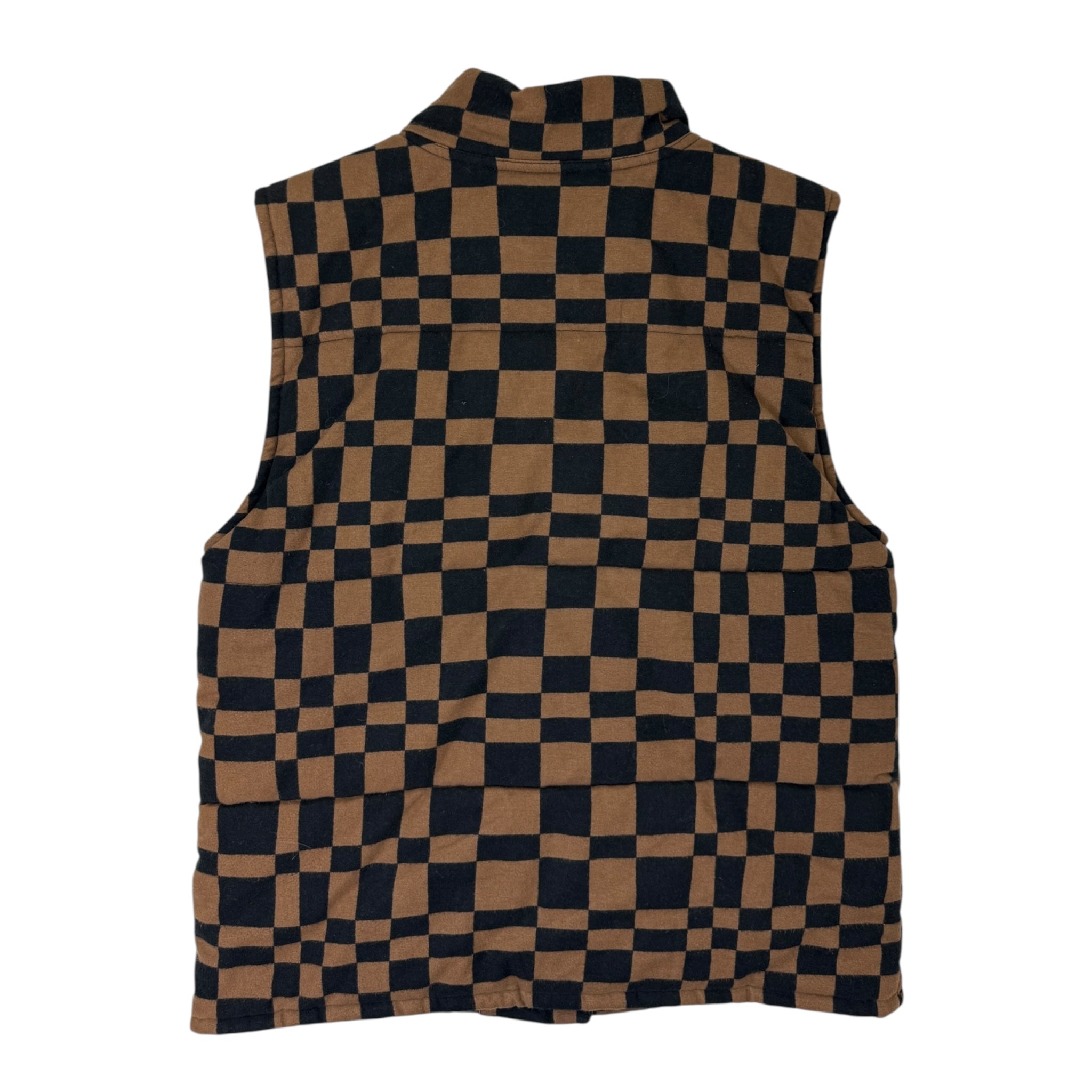 Stussy Checkerboard Vest Brown