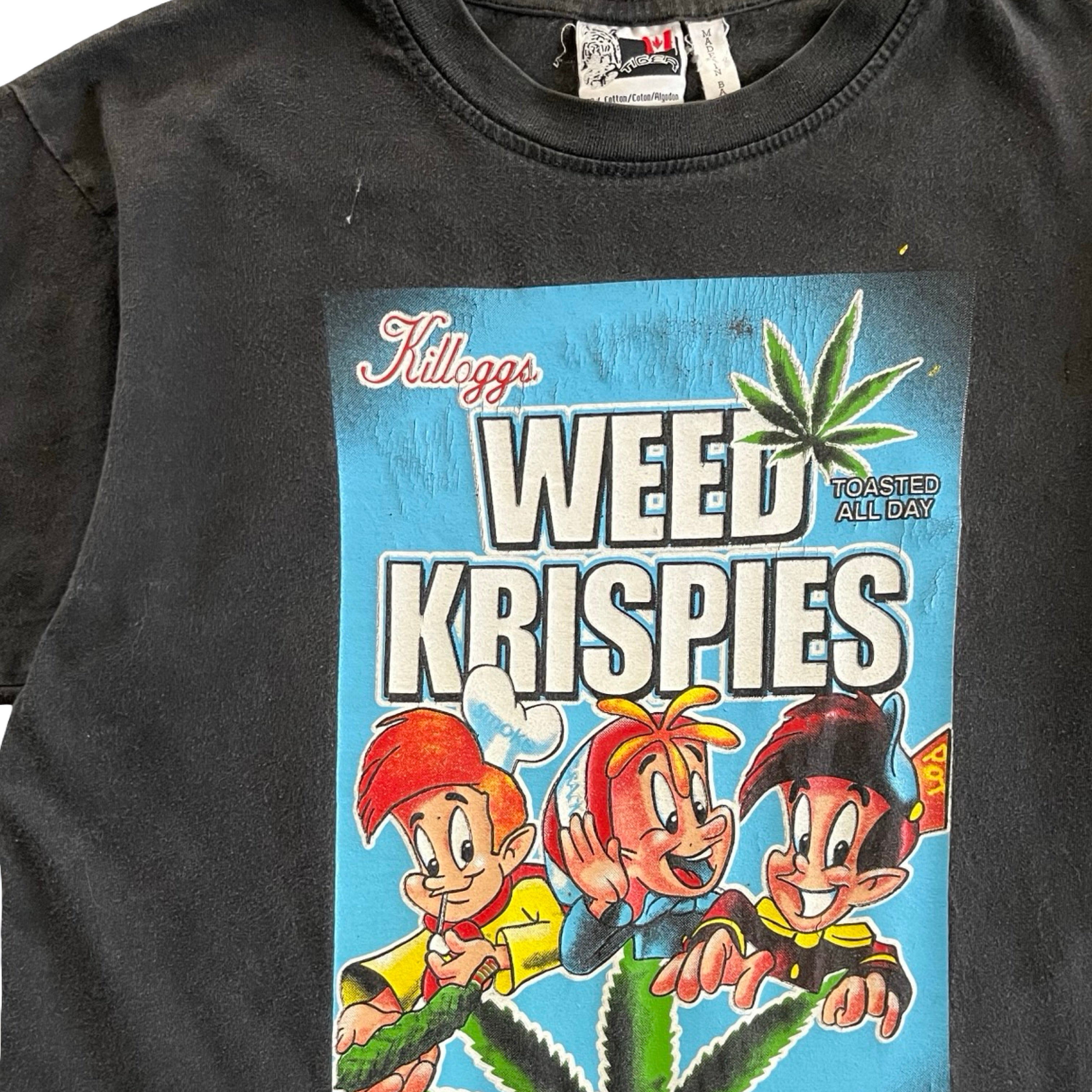 Vintage Weed Krispies Parody Tee