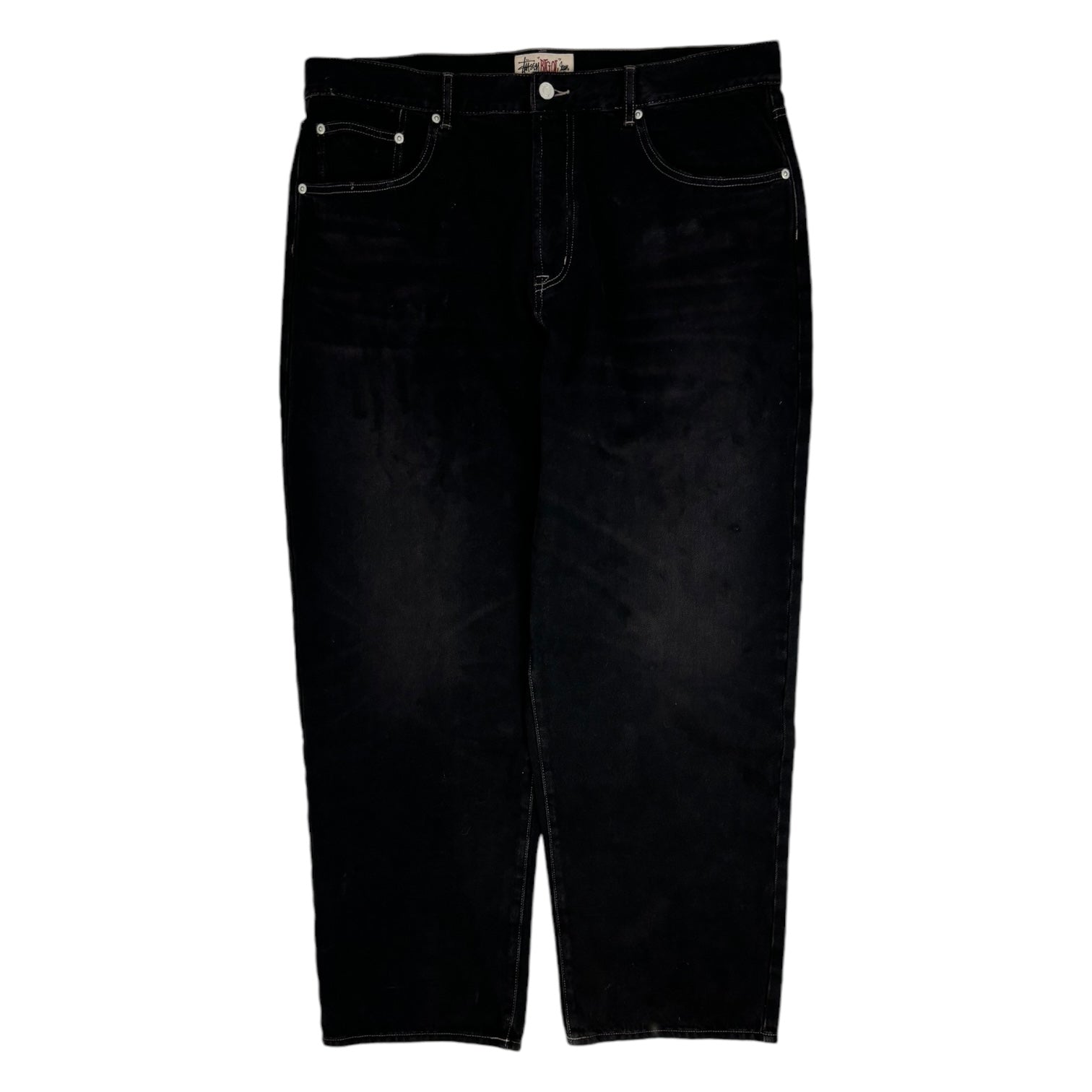 Stussy Big Ol’ Jean Washed Canvas Black