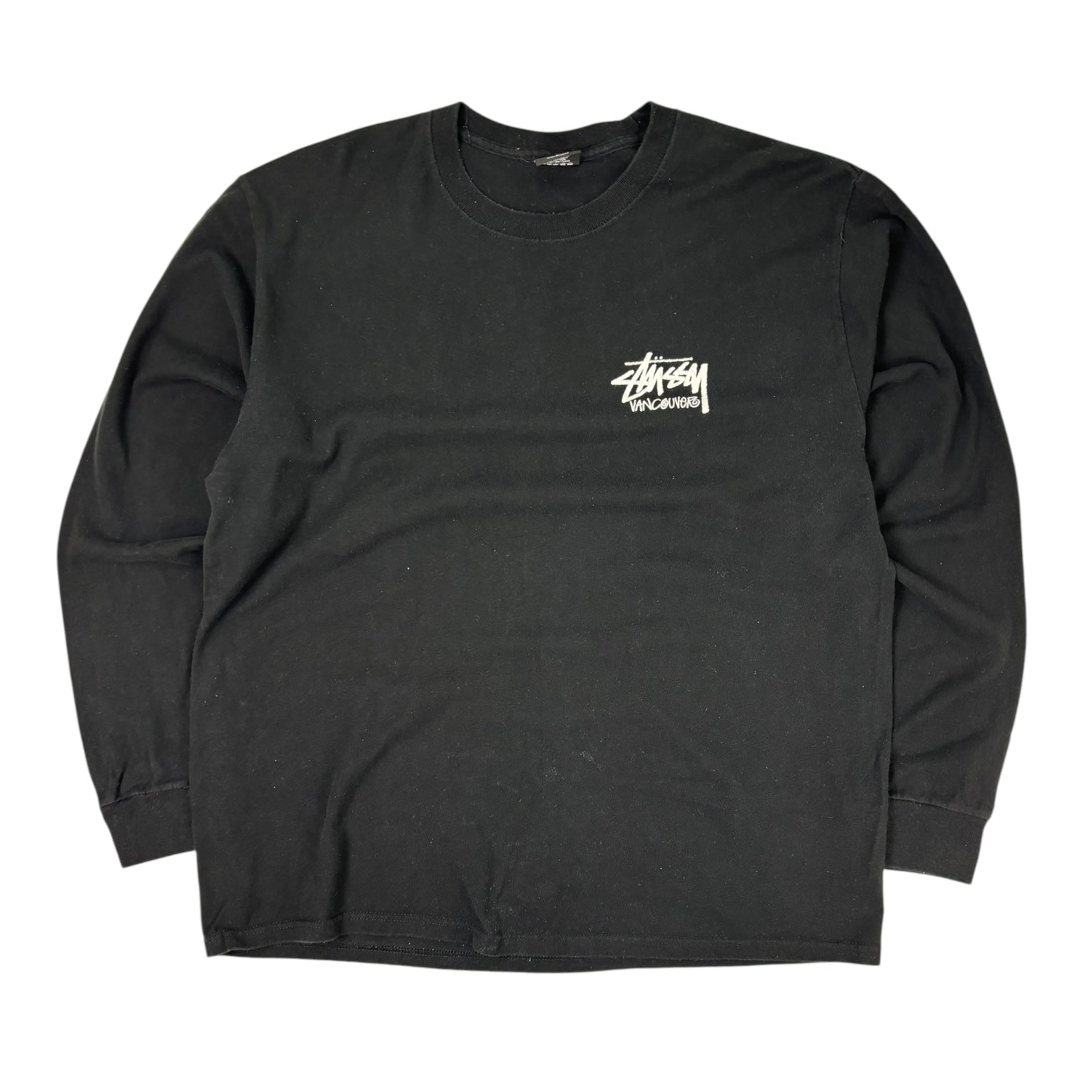 Stussy Vancouver Chapter long Sleeve Black