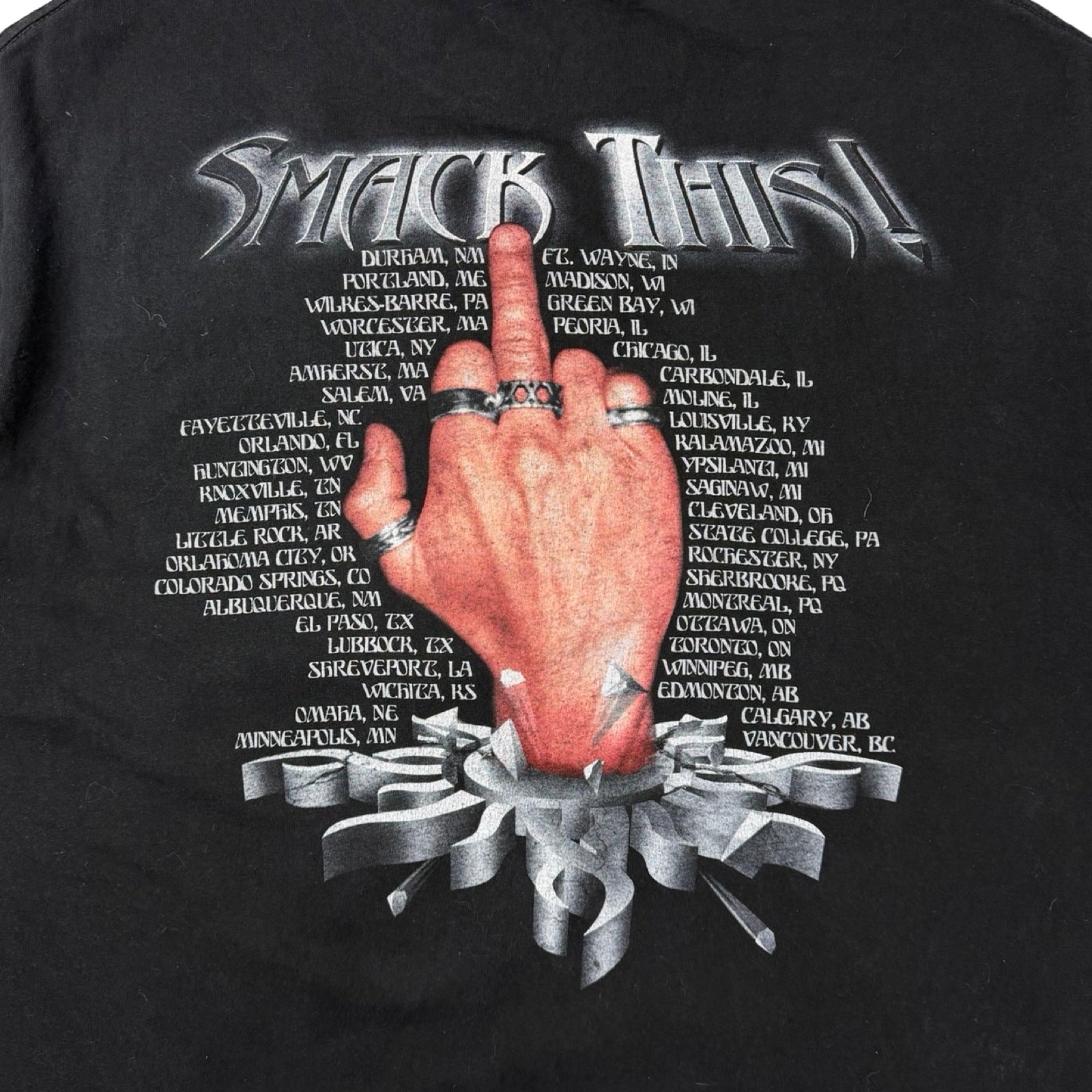 2000 Godsmack ‘Smack This’ Tour T-Shirt Black