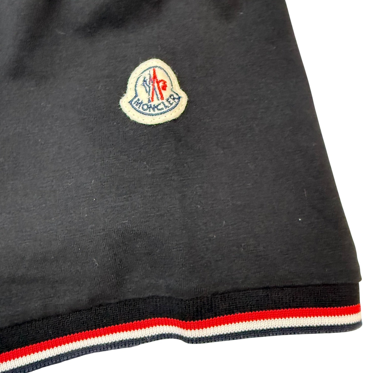 Moncler Maglia Scollo V Neck Tee Black