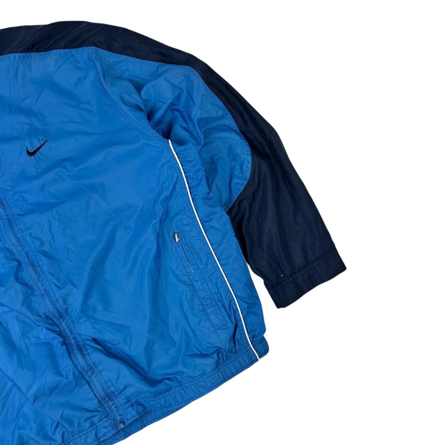 Vintage Nike Windbreaker Jacket Baby Blue/Navy