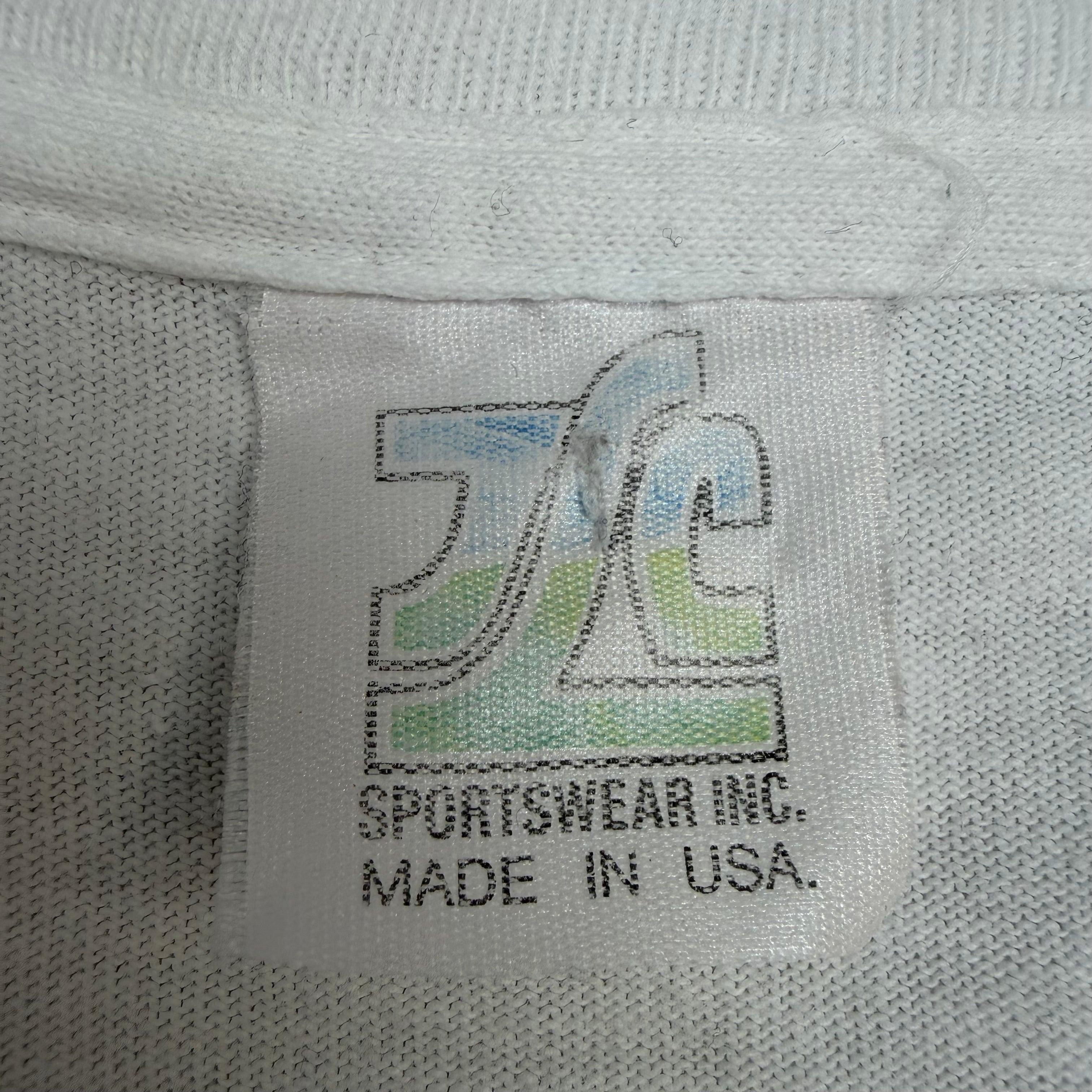 1991 Mike Tyson Evander Holyfield Ceasars Palace World Heavyweight Championship Tee White