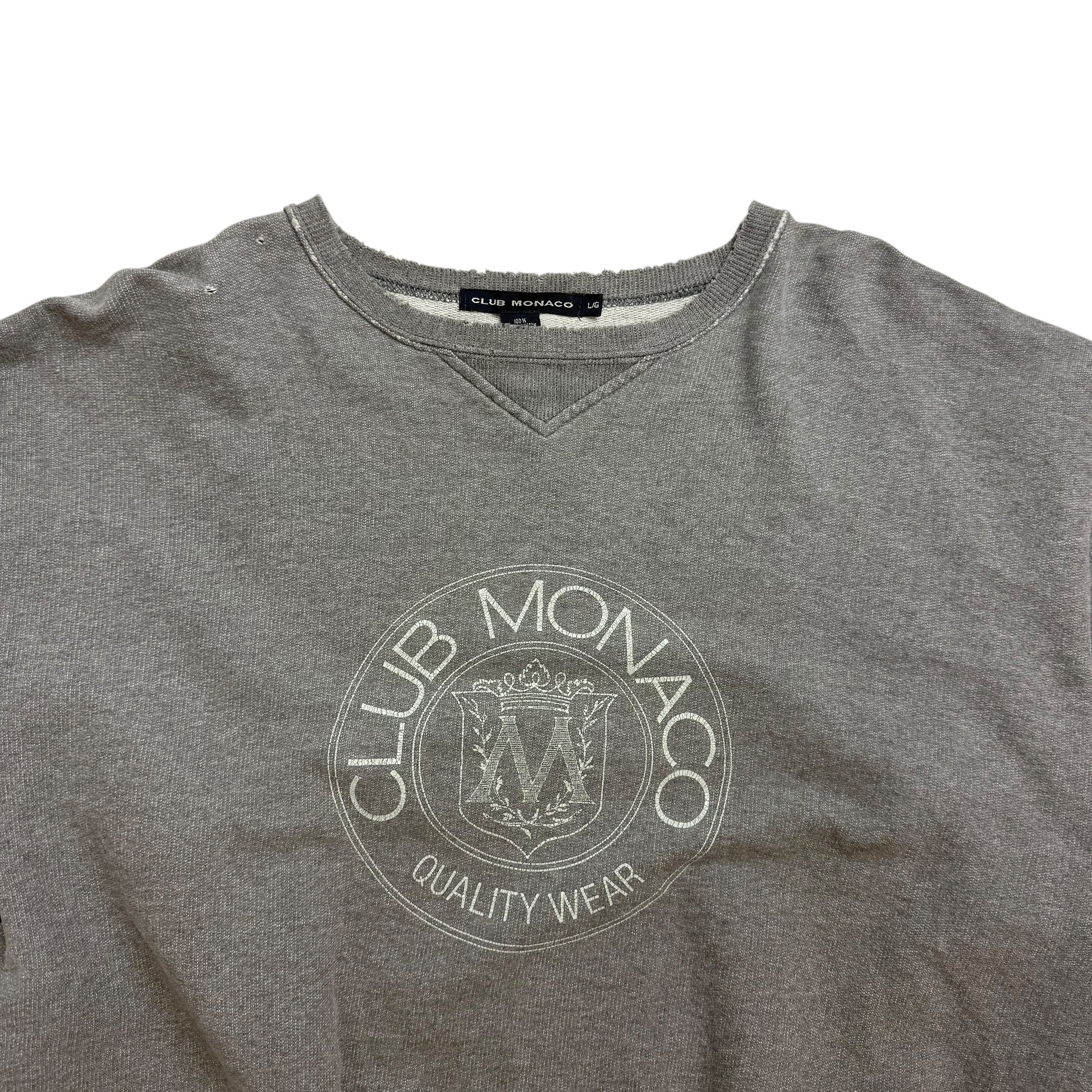 Vintage Club Monaco Crewneck Grey