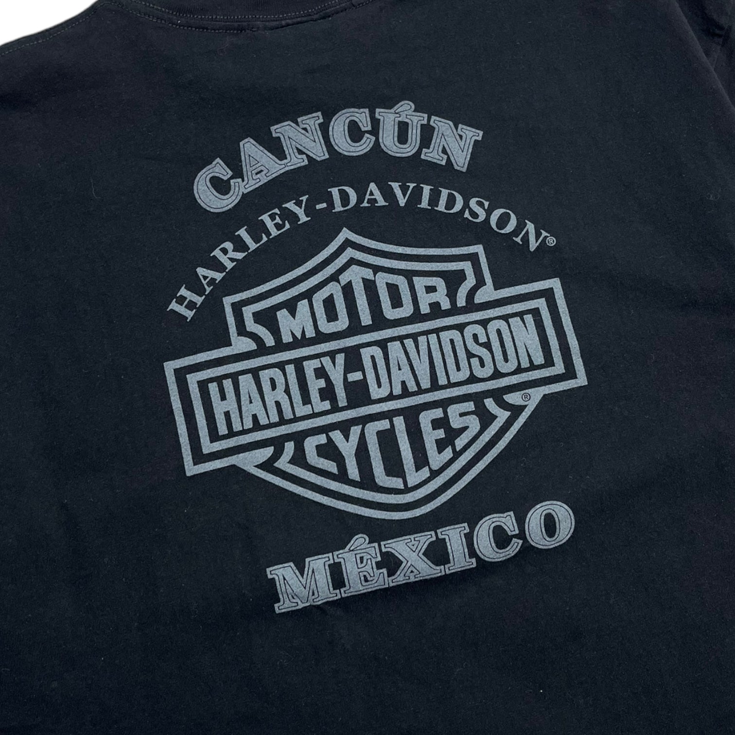 Vintage Cancun Harley Davidson Skull T-Shirt