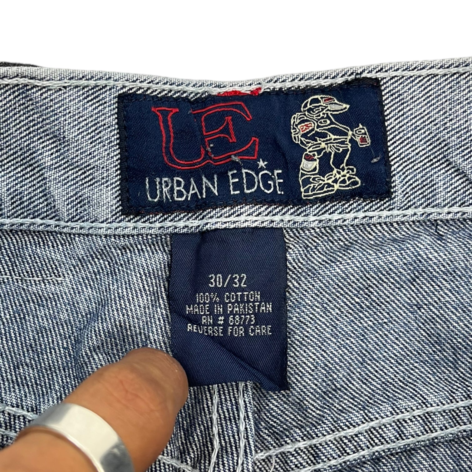 Vintage Y2K Urban Edge Wide Leg Denim Cut Pants