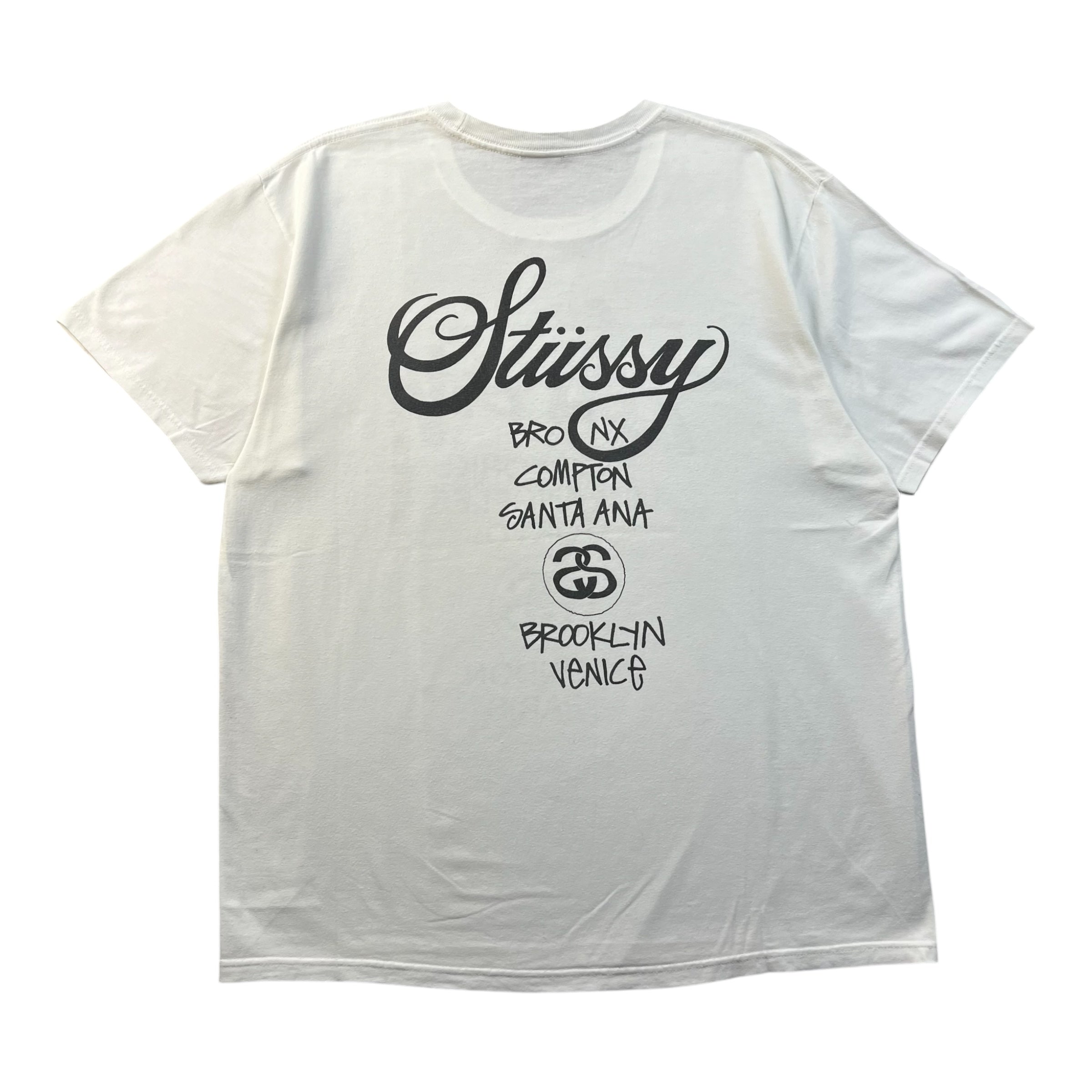 Stussy World Tour Tee White