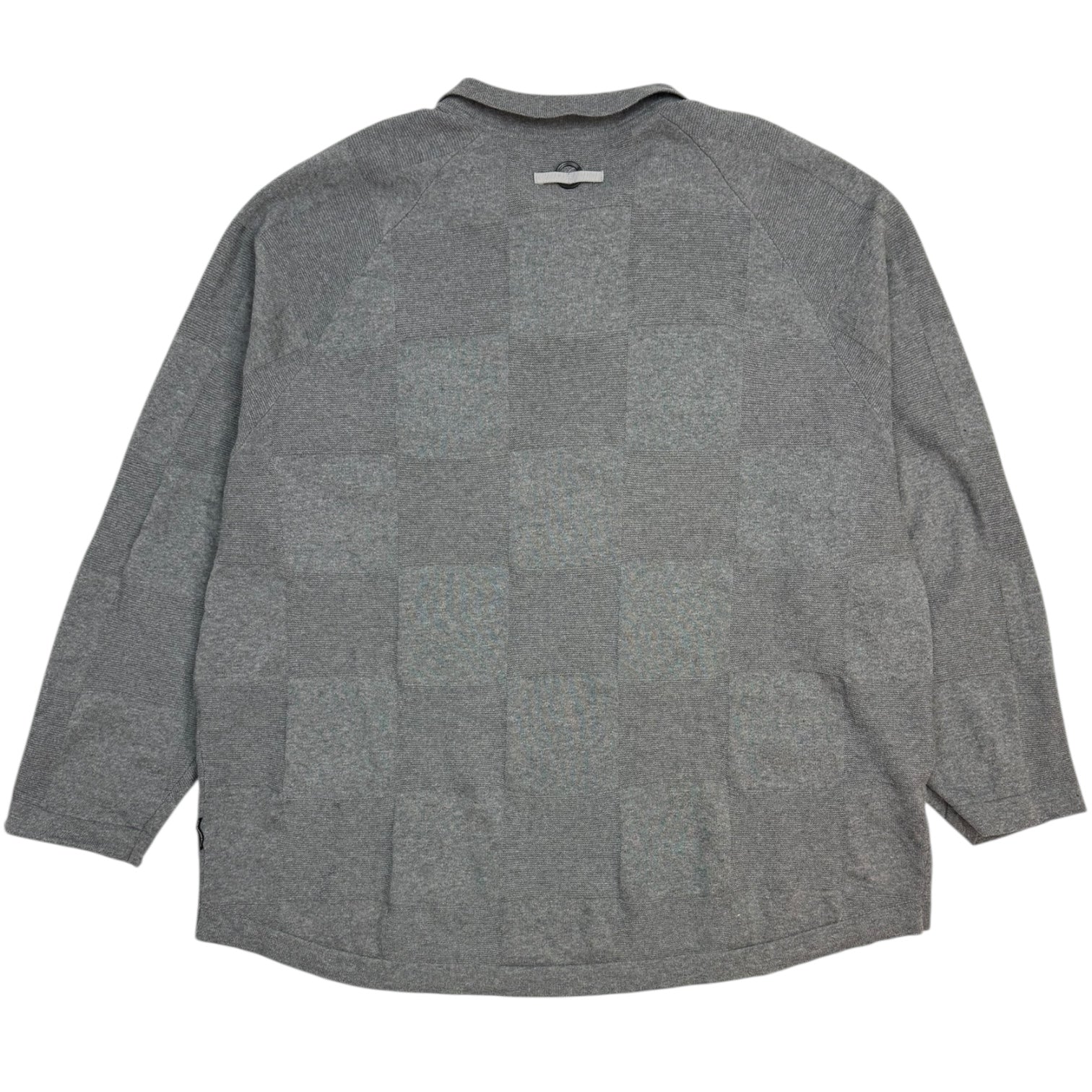 Goopimade Checkerboard Knit Longsleeve Grey