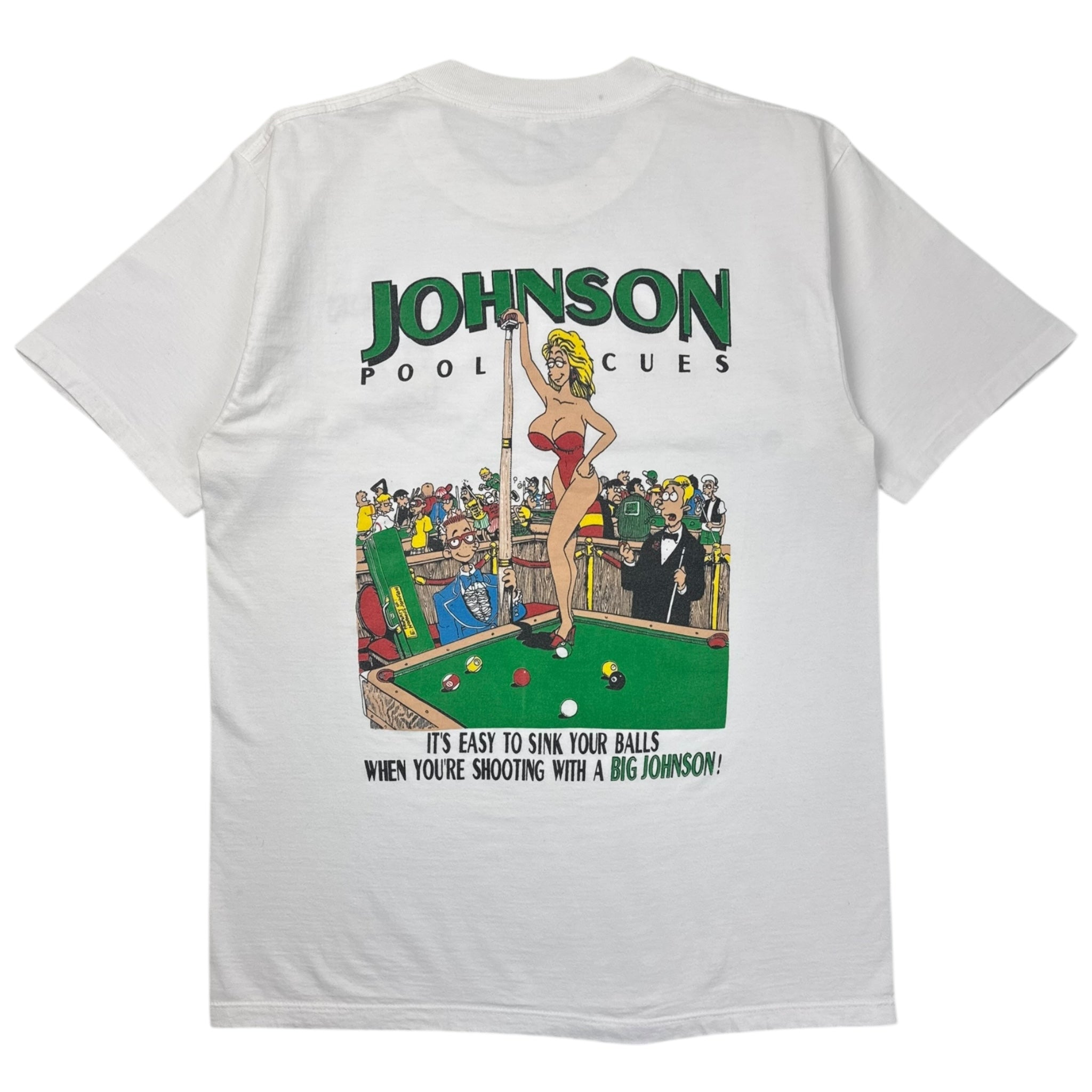 Vintage Big Johnson ‘Worlds Largest Pool Cue’ T-Shirt