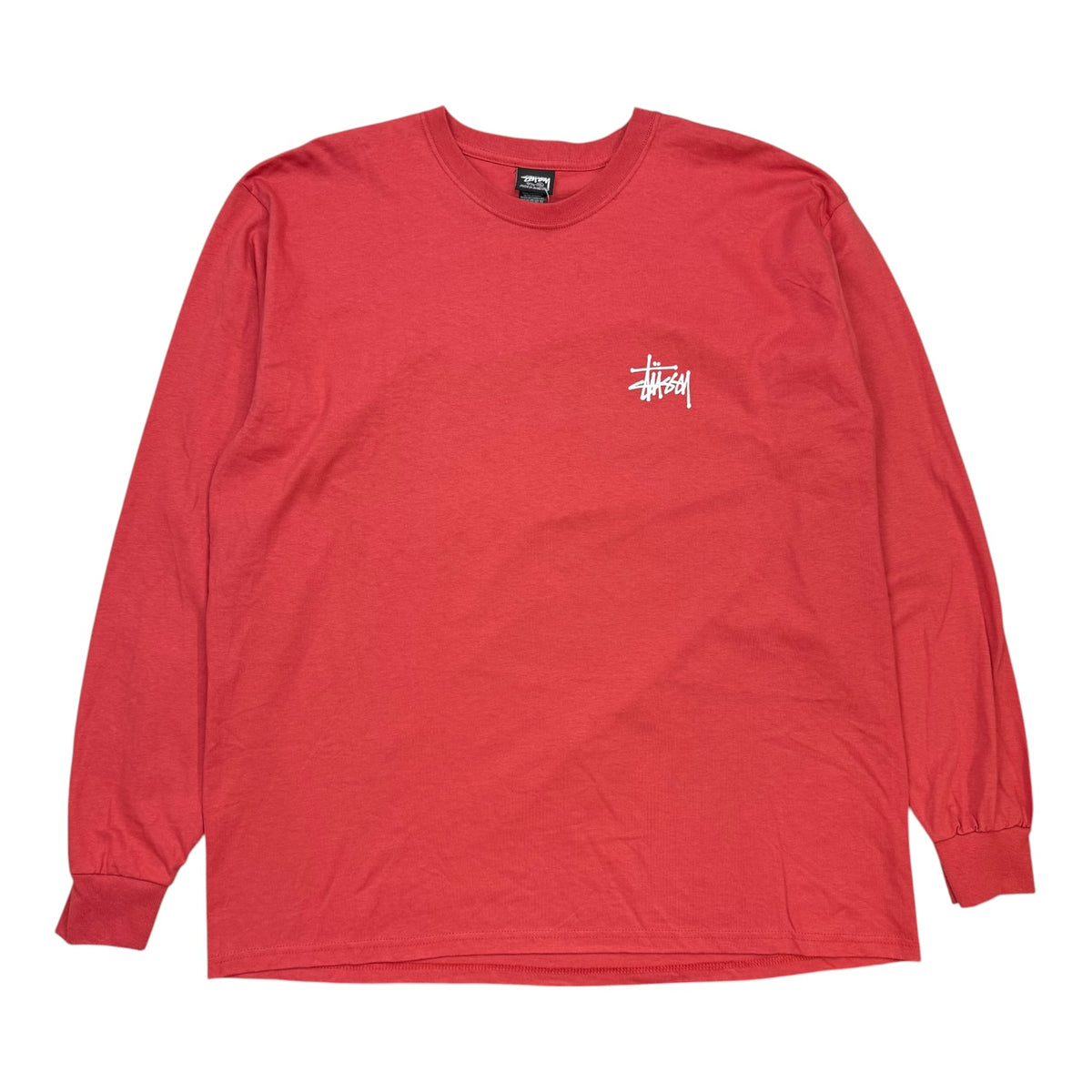 Stussy Basic L/S Tee Red
