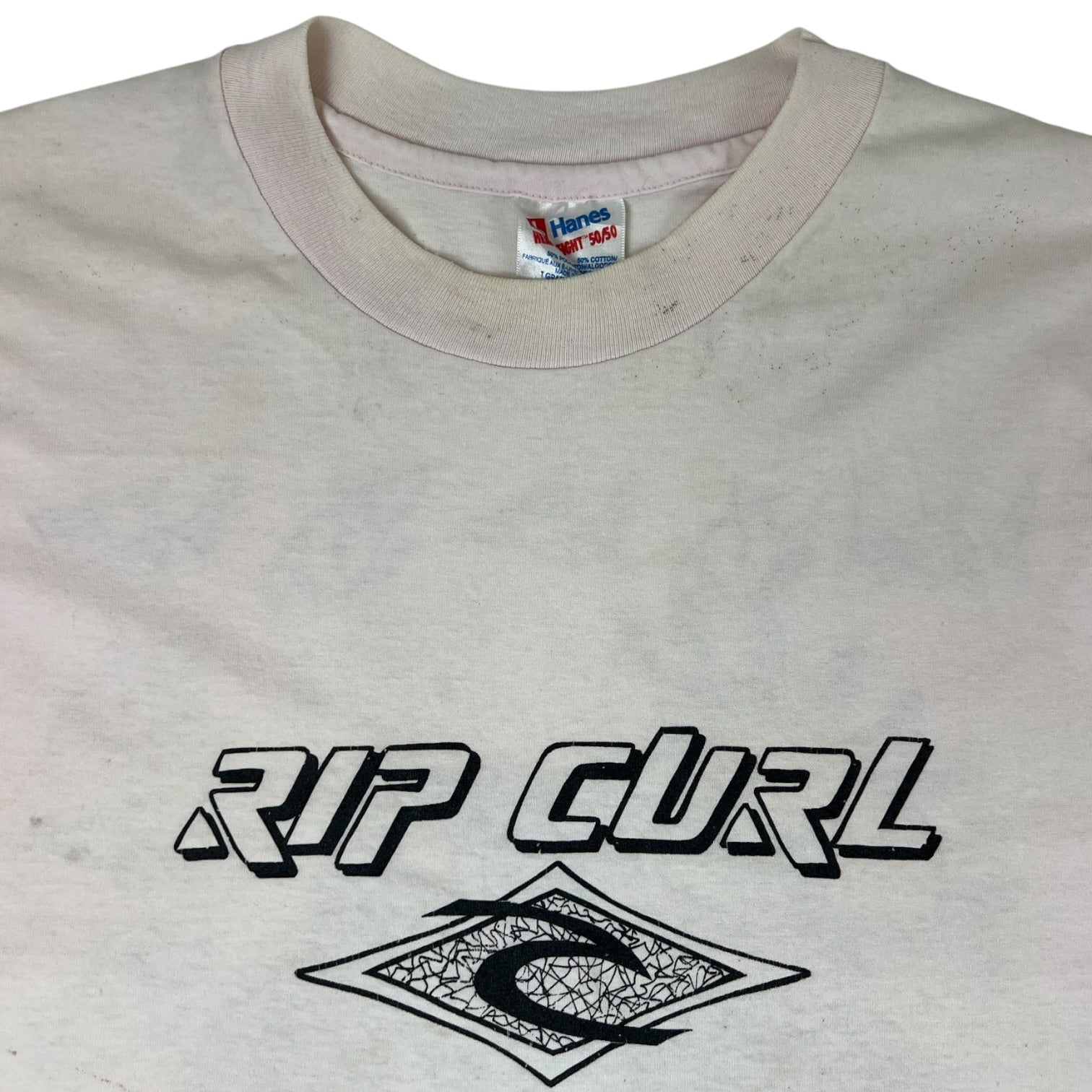 Vintage Rip Curl “Fade out Icon” T-Shirt White
