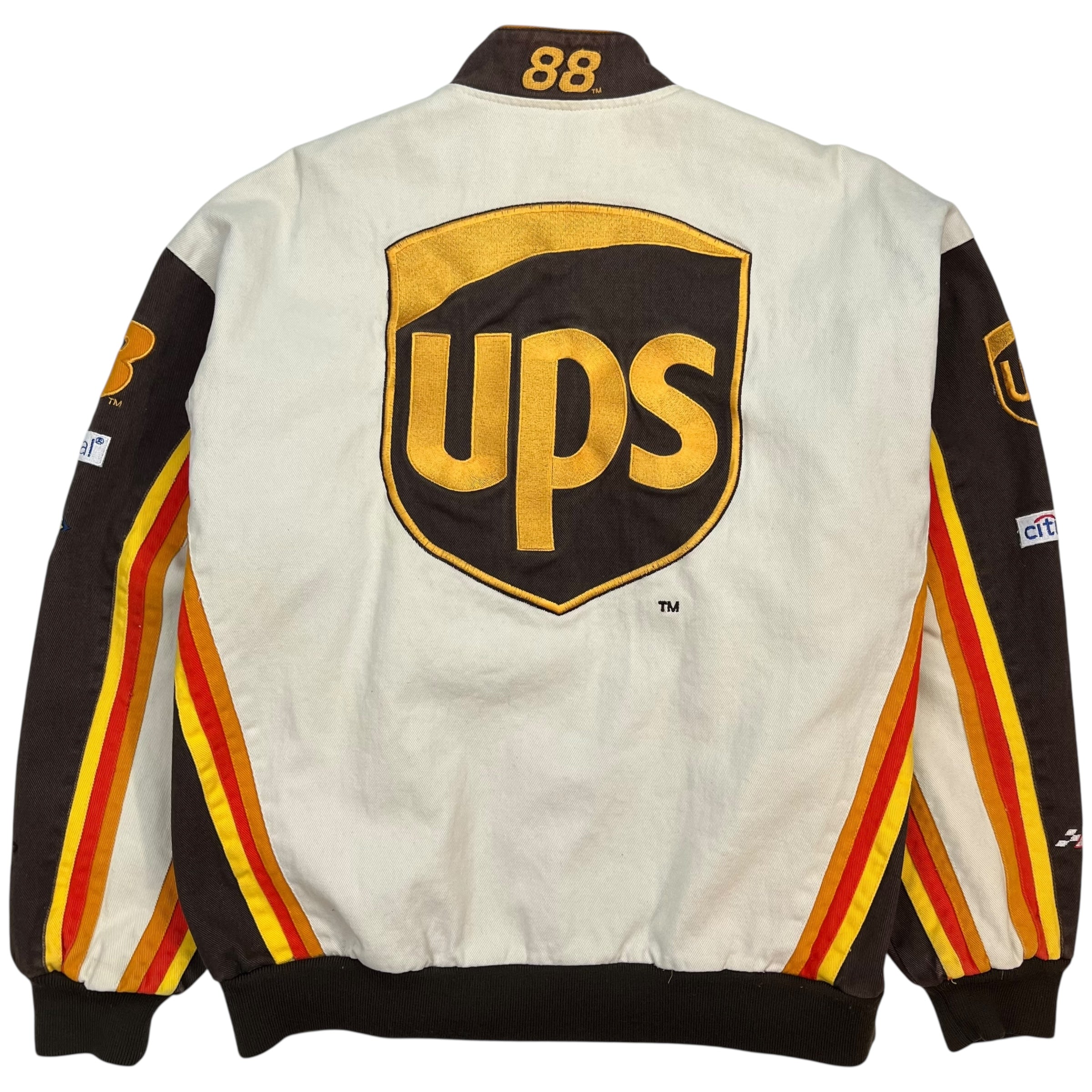 UPS Racing Jacket White/Brown