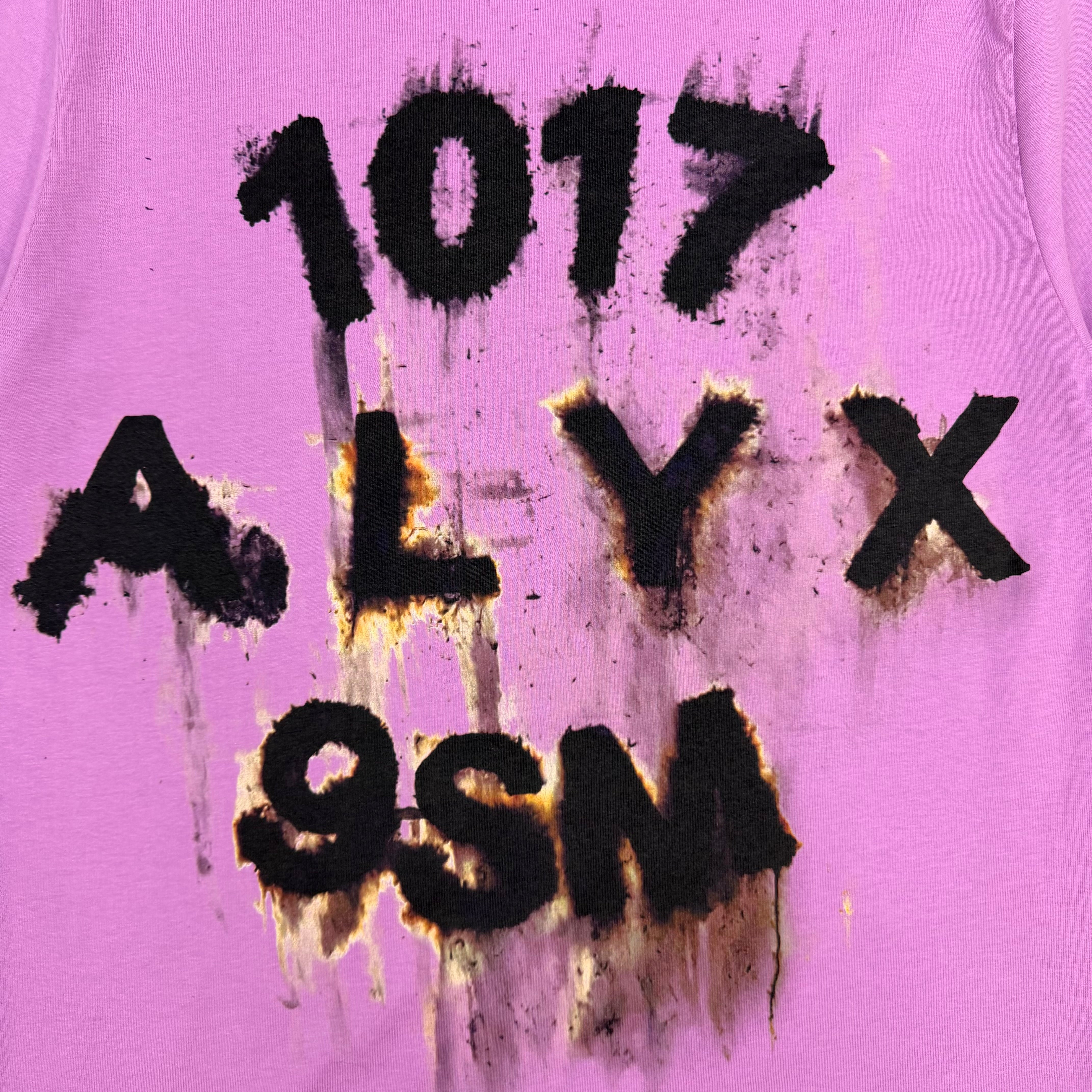 1017 Alyx 9SM Burning Tee Purple