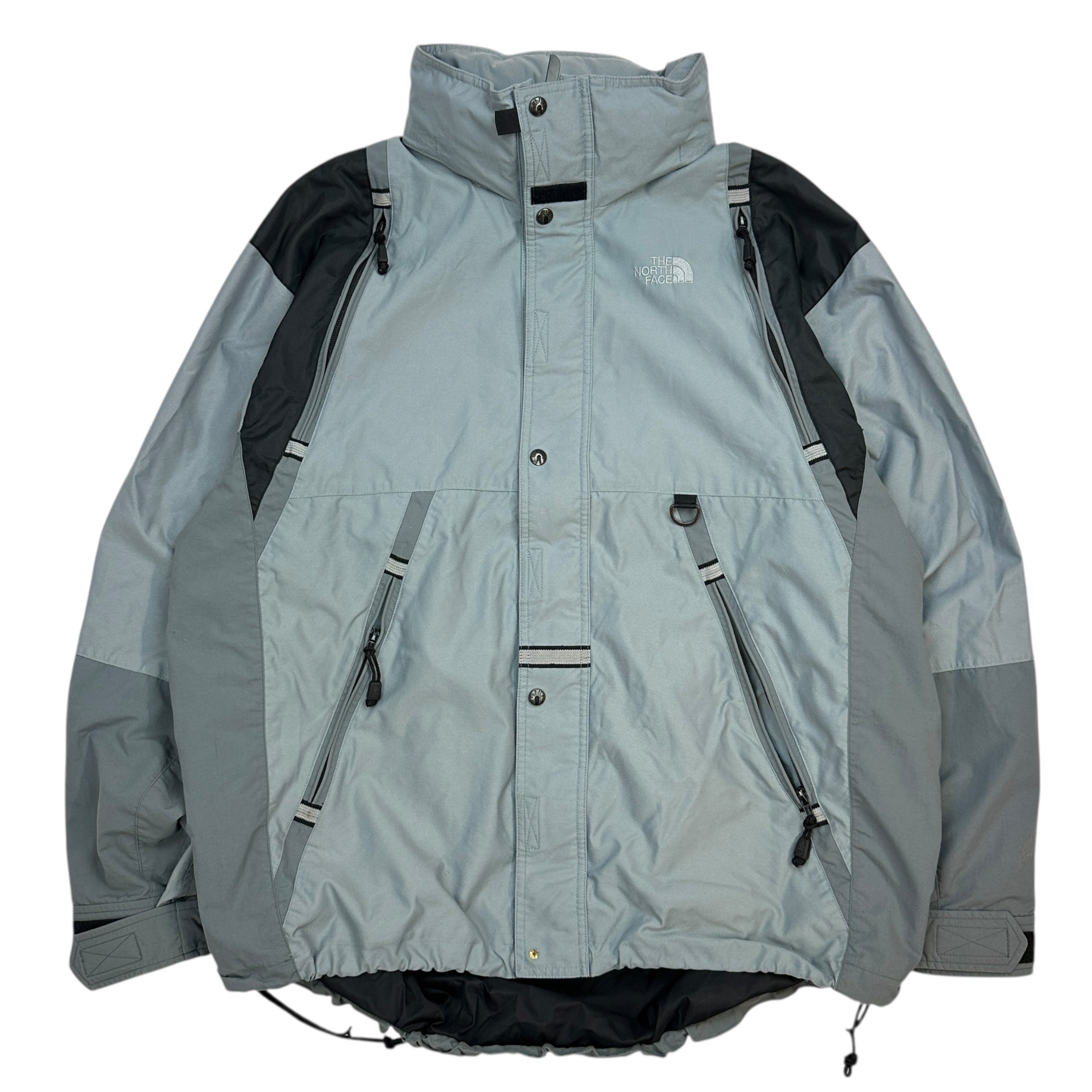 Vintage The North Face Technical Jacket Blue/Gret