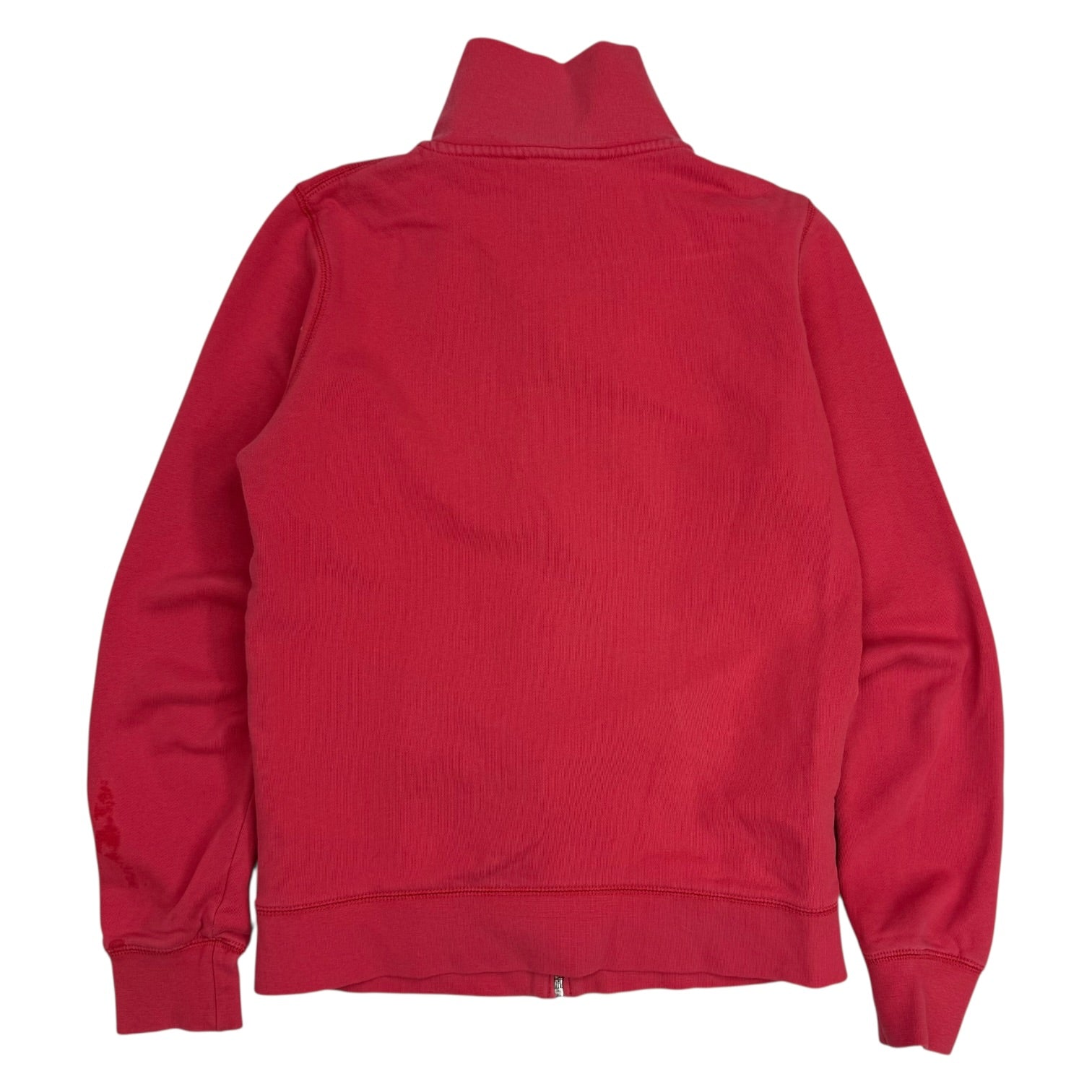 (W) French Connection FCUK Zip Up Sweater Red