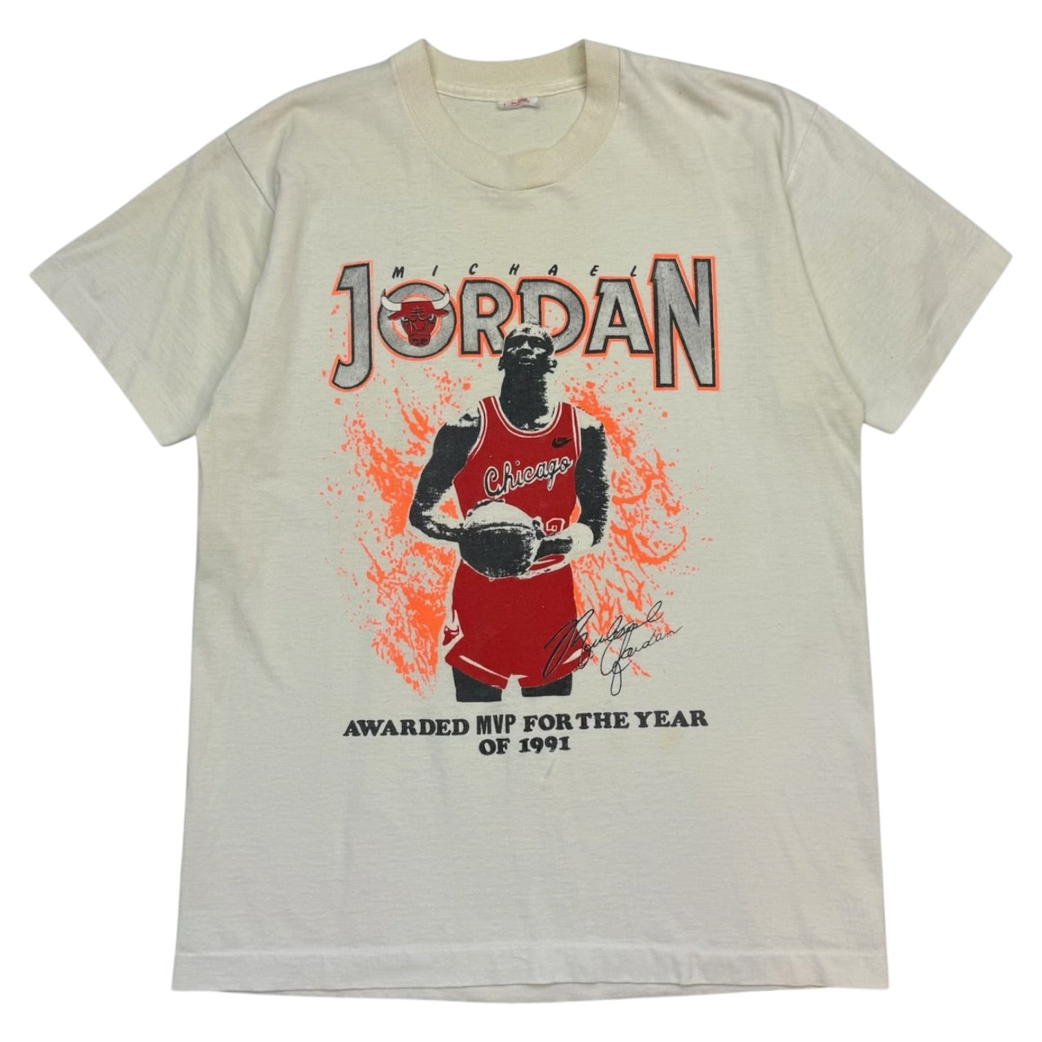Vintage 1991 MVP Jordan T-Shirt White