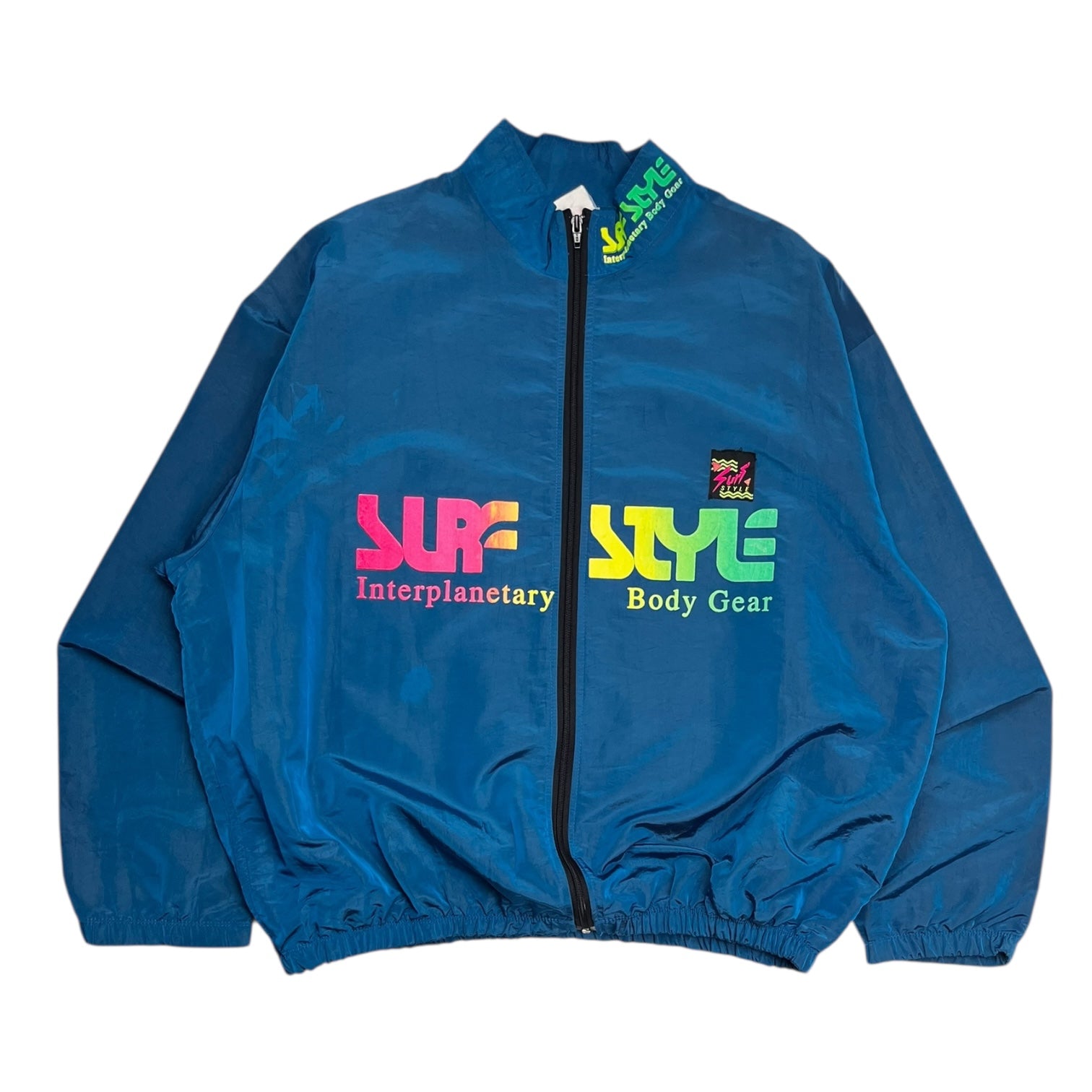 Vintage Surf Style Interplanetary Body Gear Windbreaker Jacket