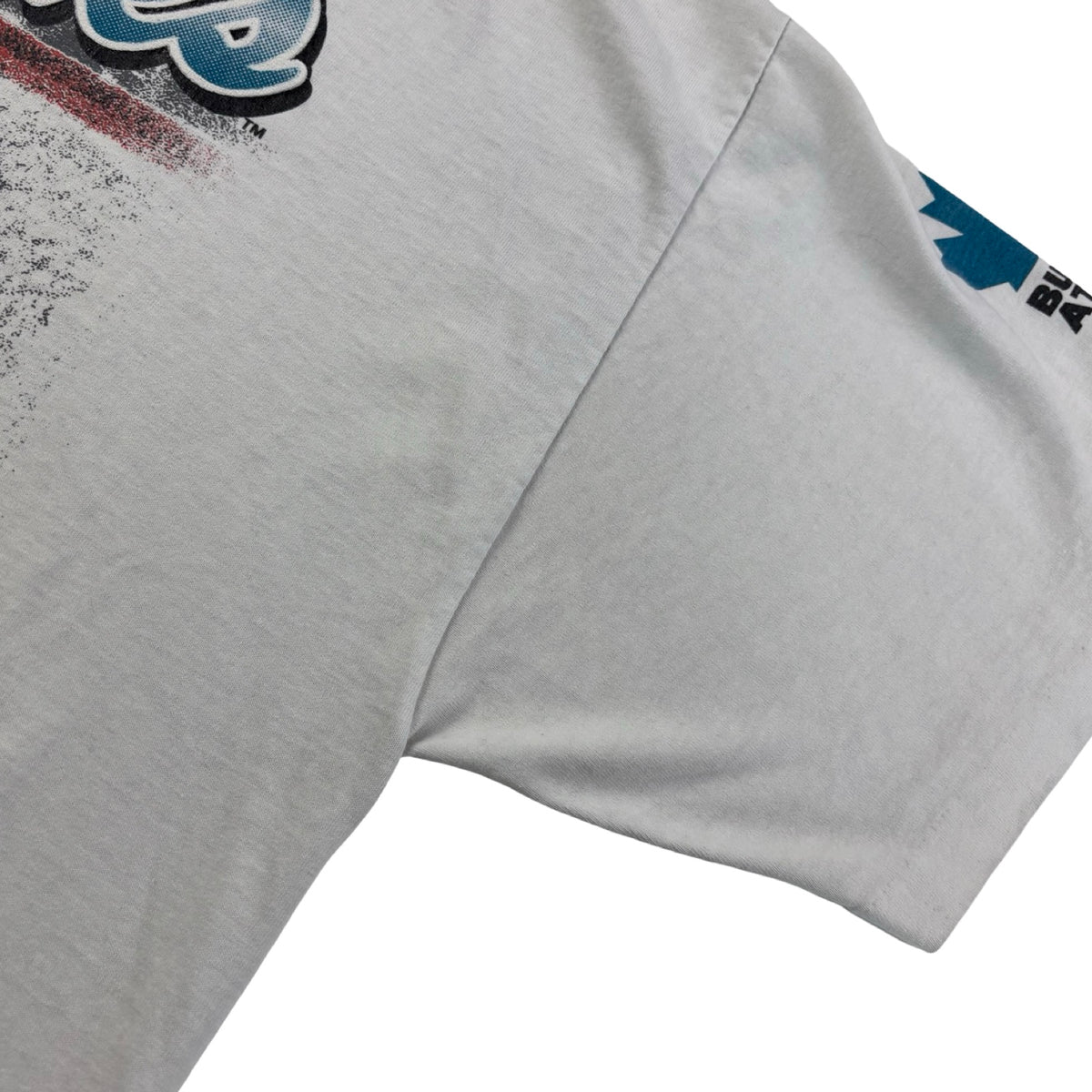 1991 Bulletin Athletic San Jose Sharks AOP T-Shirt White