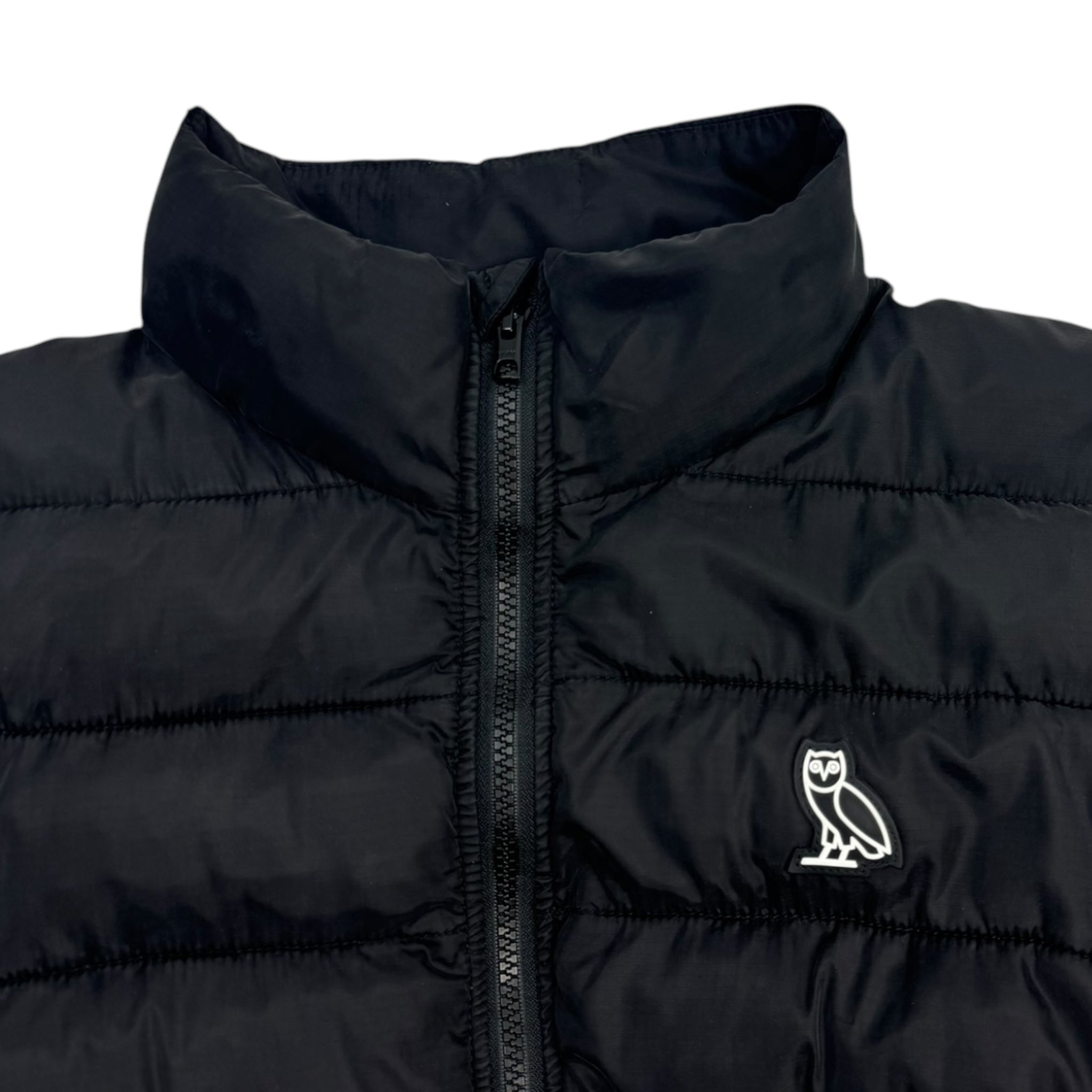 OVO Essential Owl Puffer Jacket Soft Black