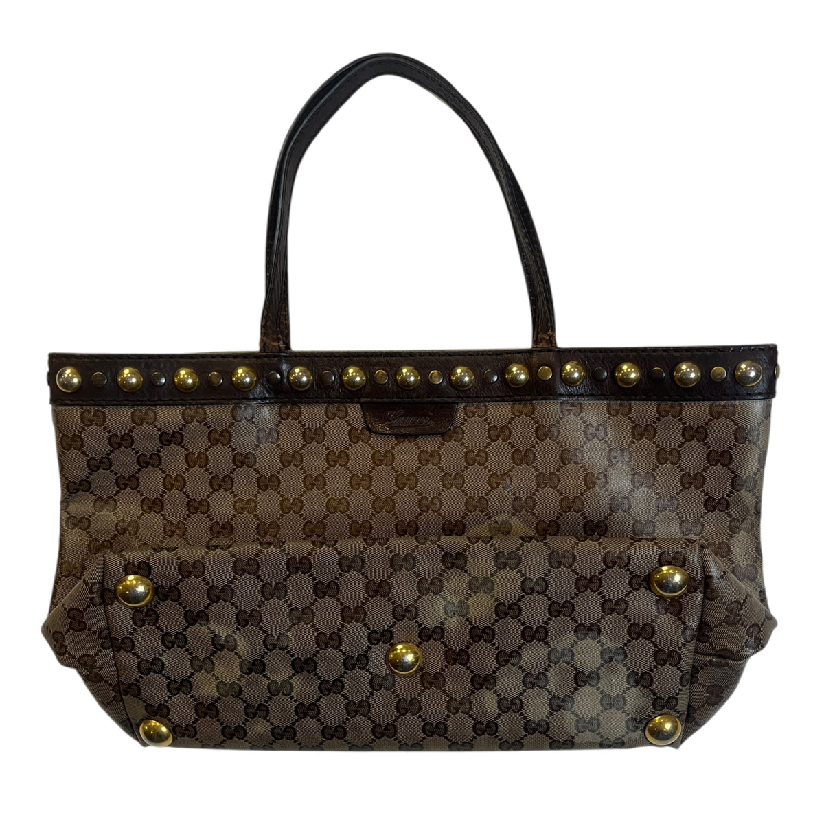 Gucci GG Crystal Babouska Studded Tote Bag