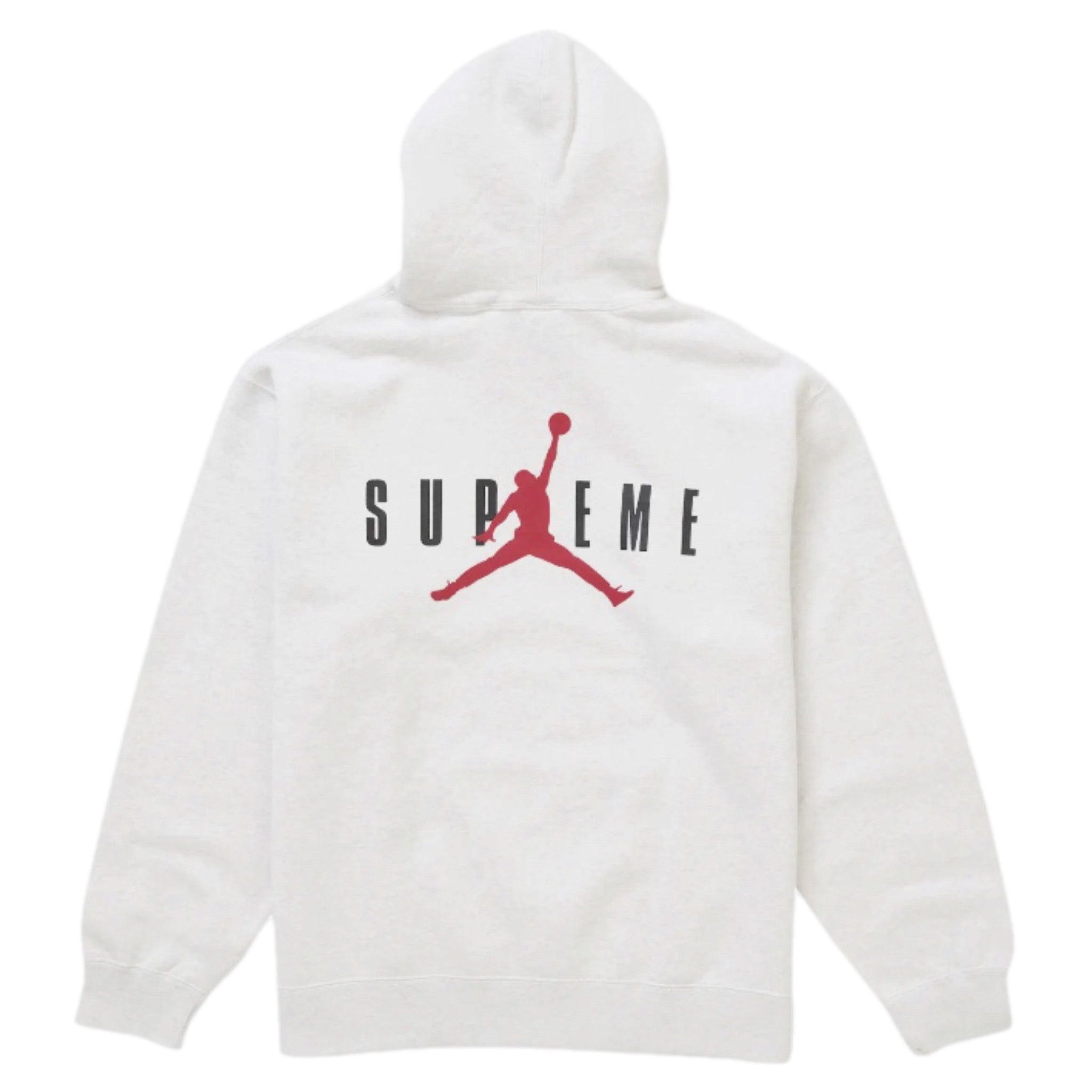 Supreme x Jordan Hoodie Heather Grey