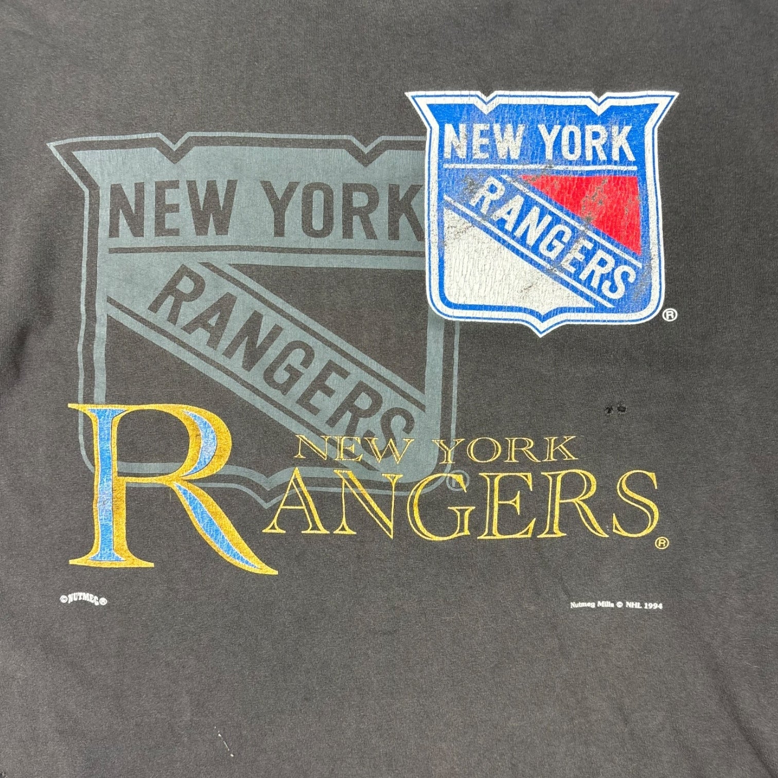 Vintage 1994 New York Rangers T-Shirt Black