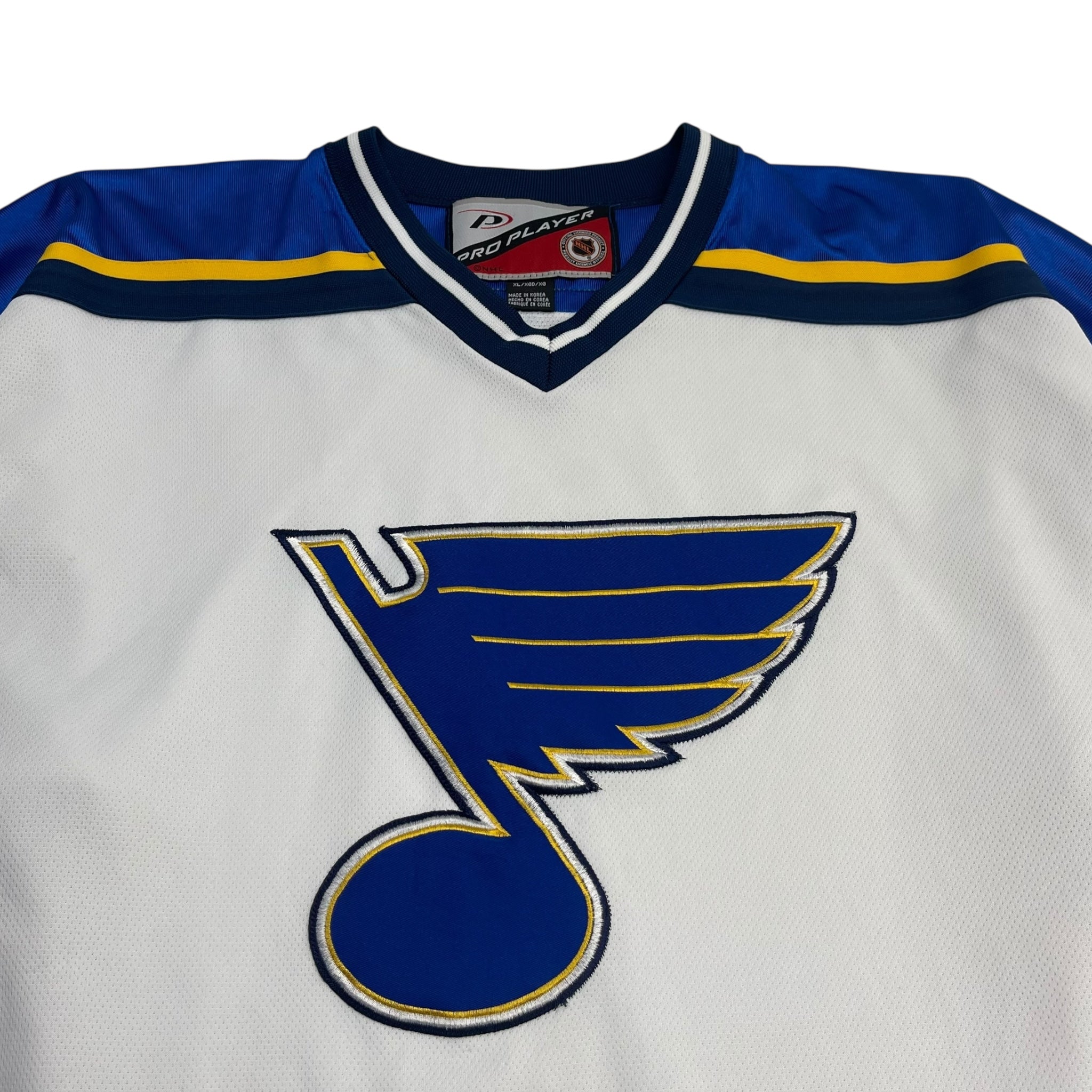 Vintage St Louis Blues Pro Player Away Jersey White