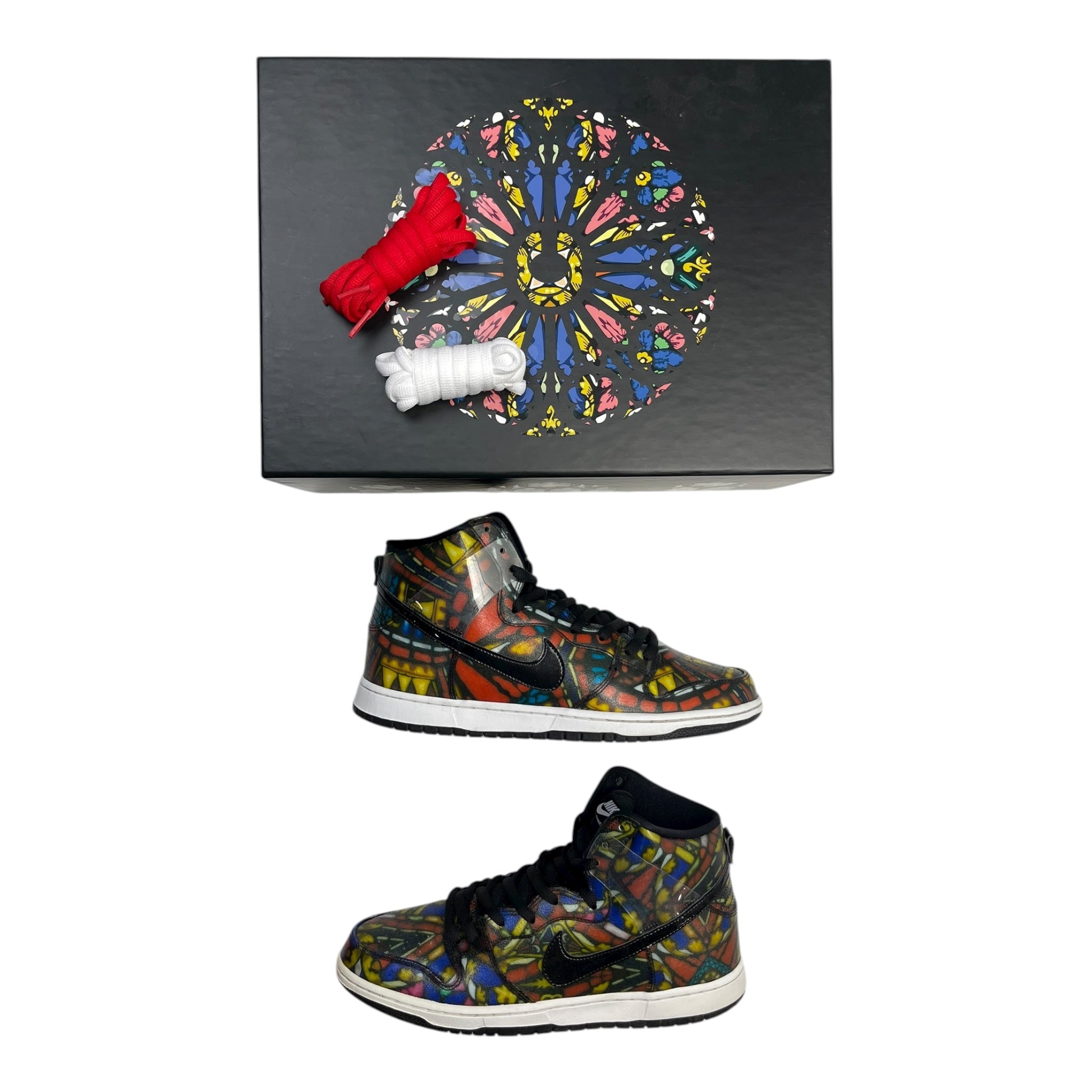Nike SB Dunk High Concepts Stained Glass Special Box (Used)