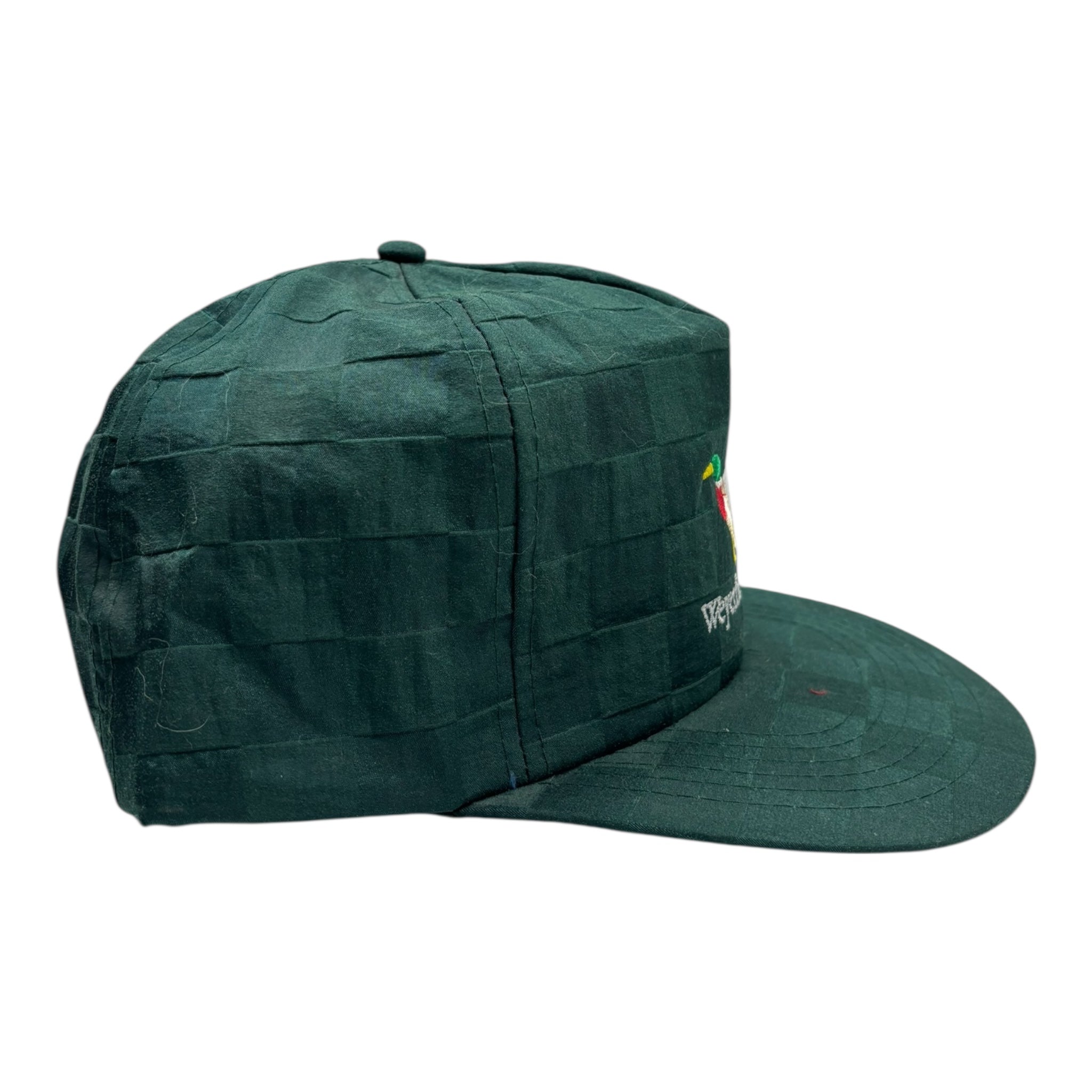 Vintage Weyerhaeuser Square Patterned Snapback Hat