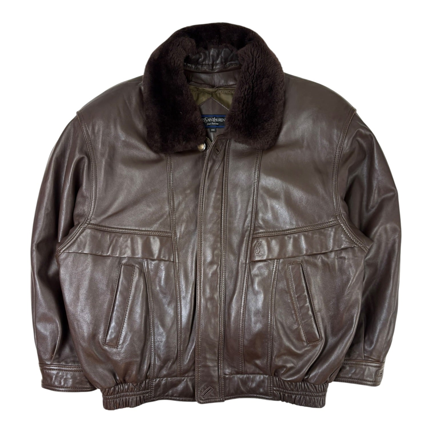 1992 Yves Saint Laurent Fur Leather Jacket