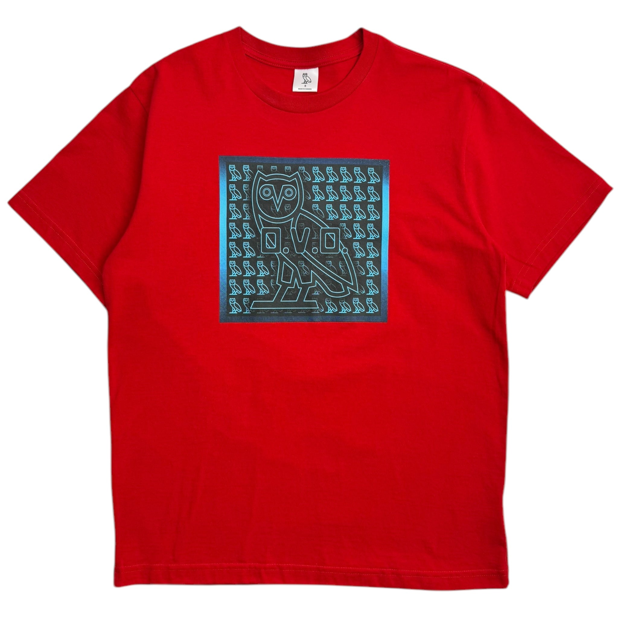 OVO Hieroglyphics Owl Tee Red