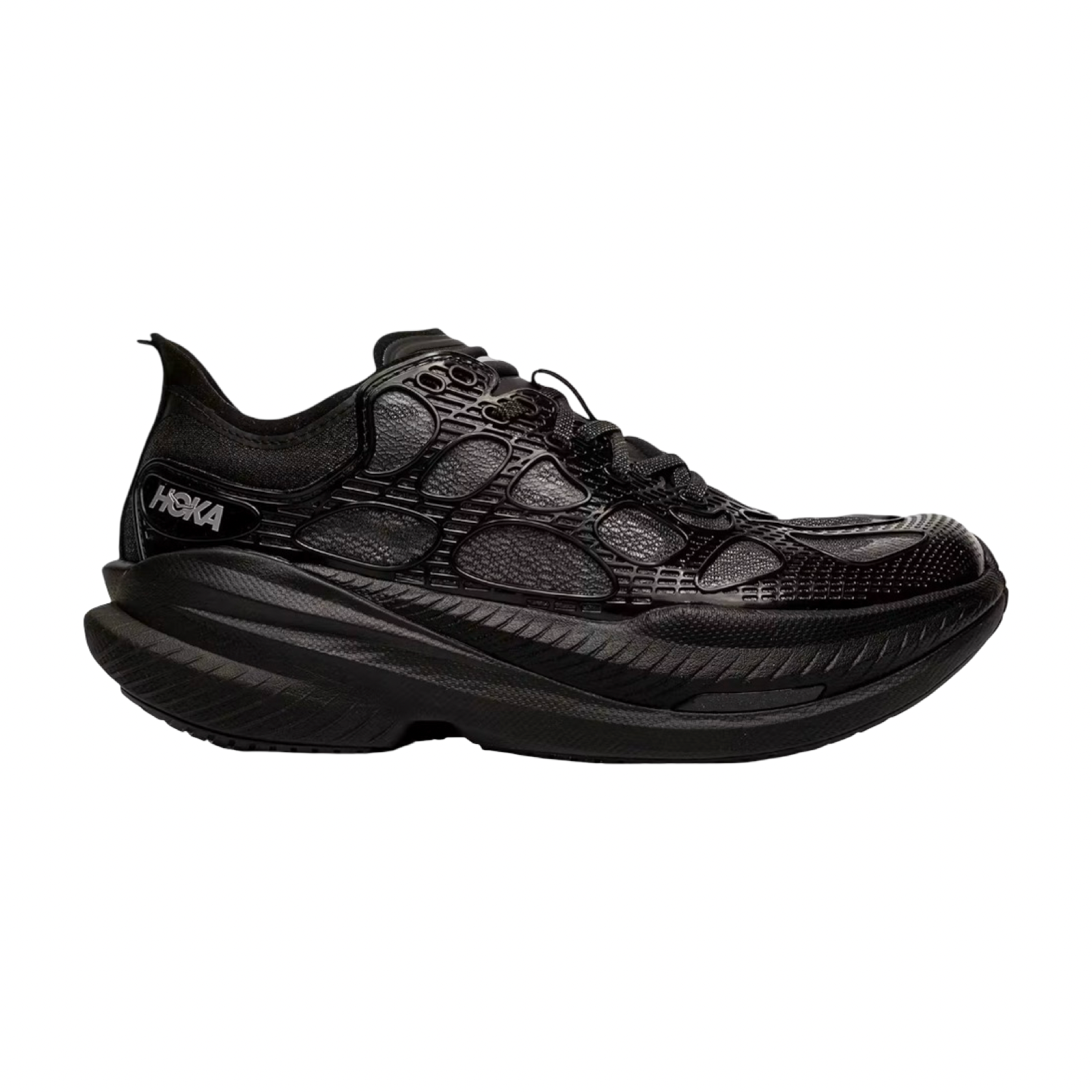 Hoka One One Mach x Caged Sneakers Black Midnight Blue