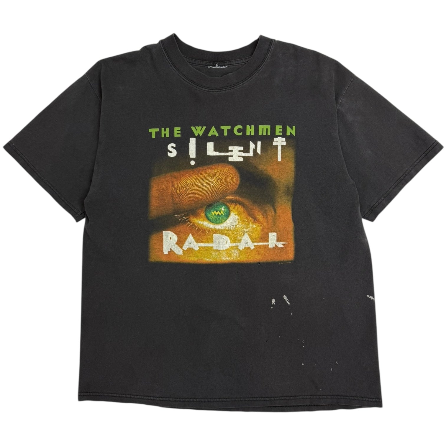 Vintage The Watchmen Silent Radar T-Shirt Black