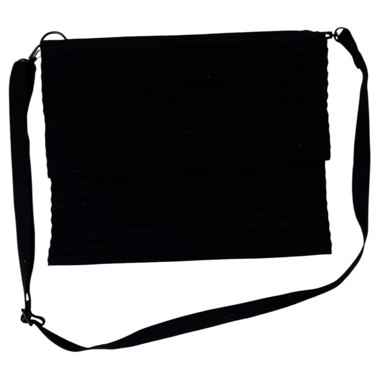 Homme Plissé Issey Miyake Pleats Flat Bag Black