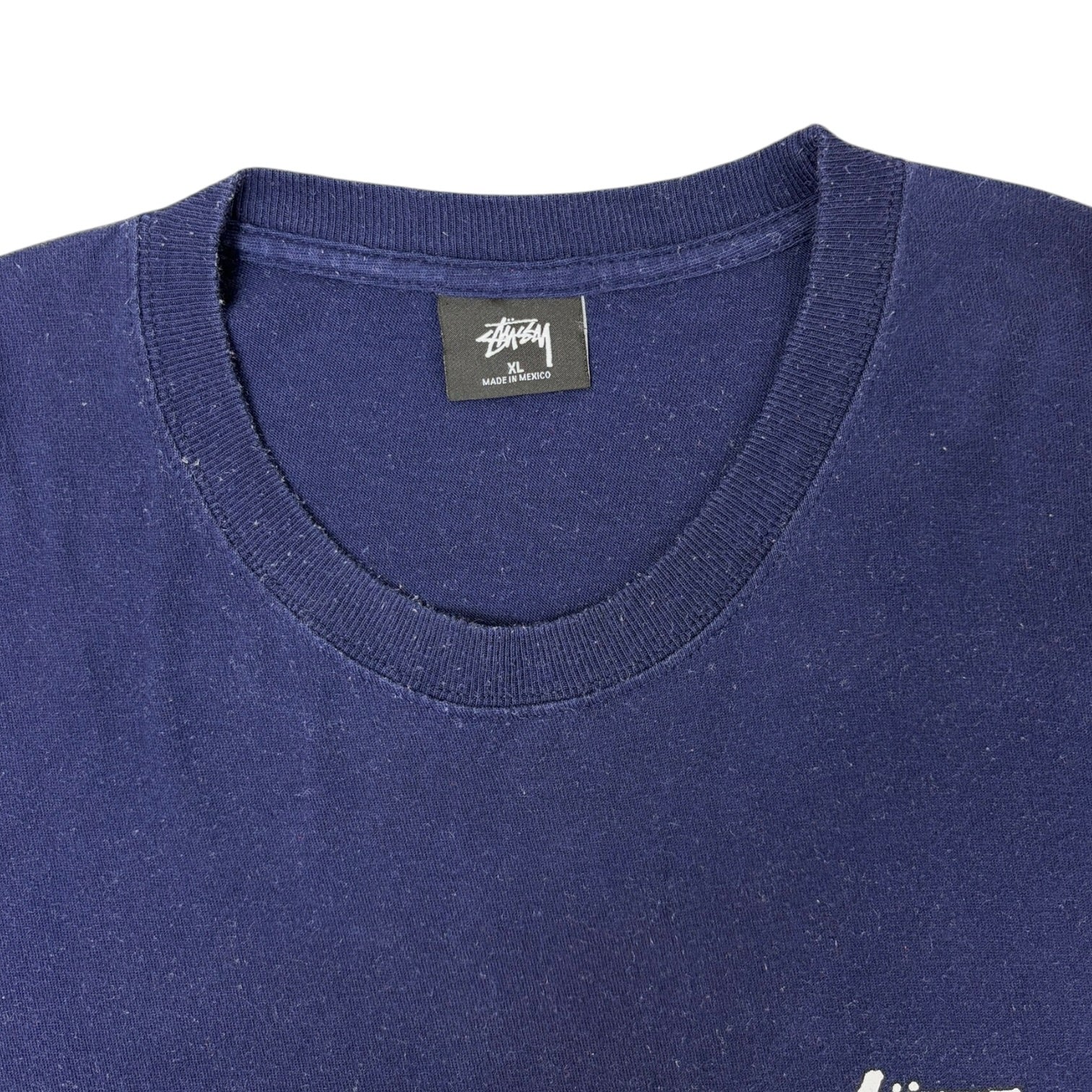Stussy Vancouver Stock Logo Longsleeve Tee Navy