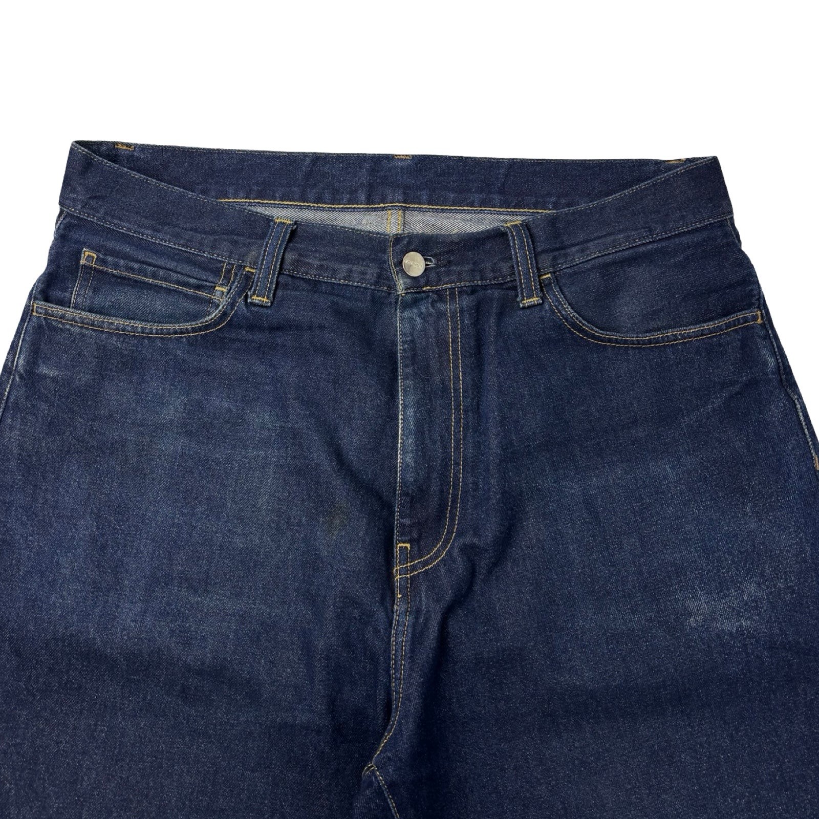 Carhartt WIP Landon Jean Short Dark Wash