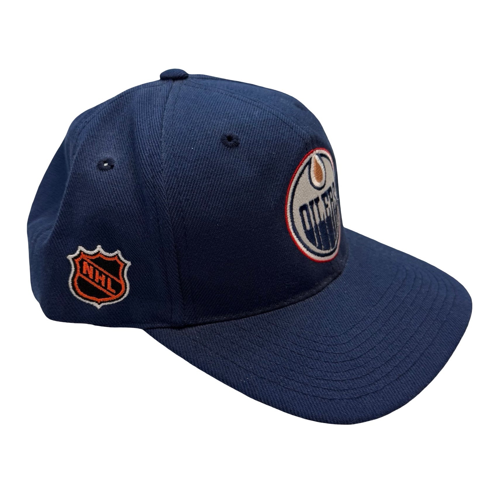 Vintage Edmonton Oilers Sports Specialties Snapback Hat Blue