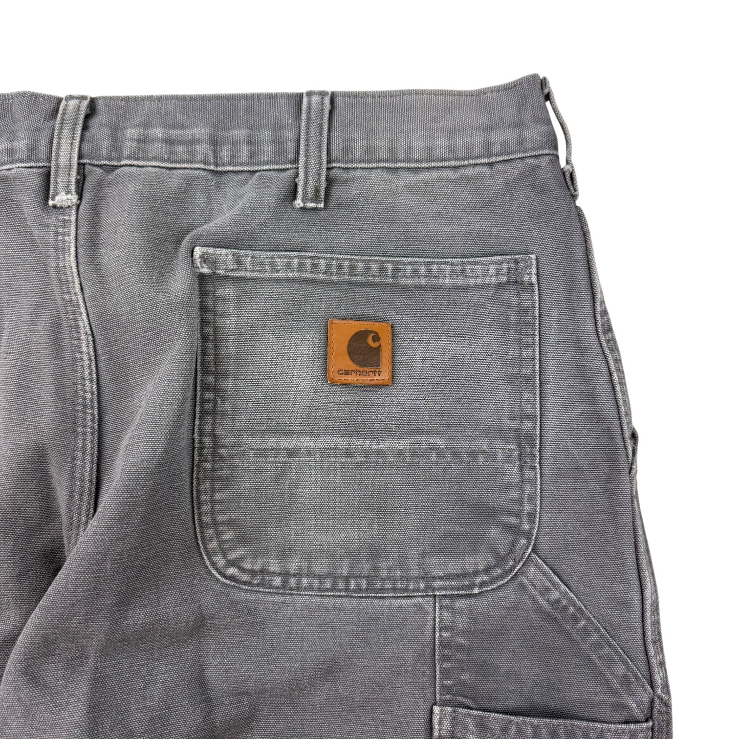 Vintage Carhartt Flannel Lined Pants Grey