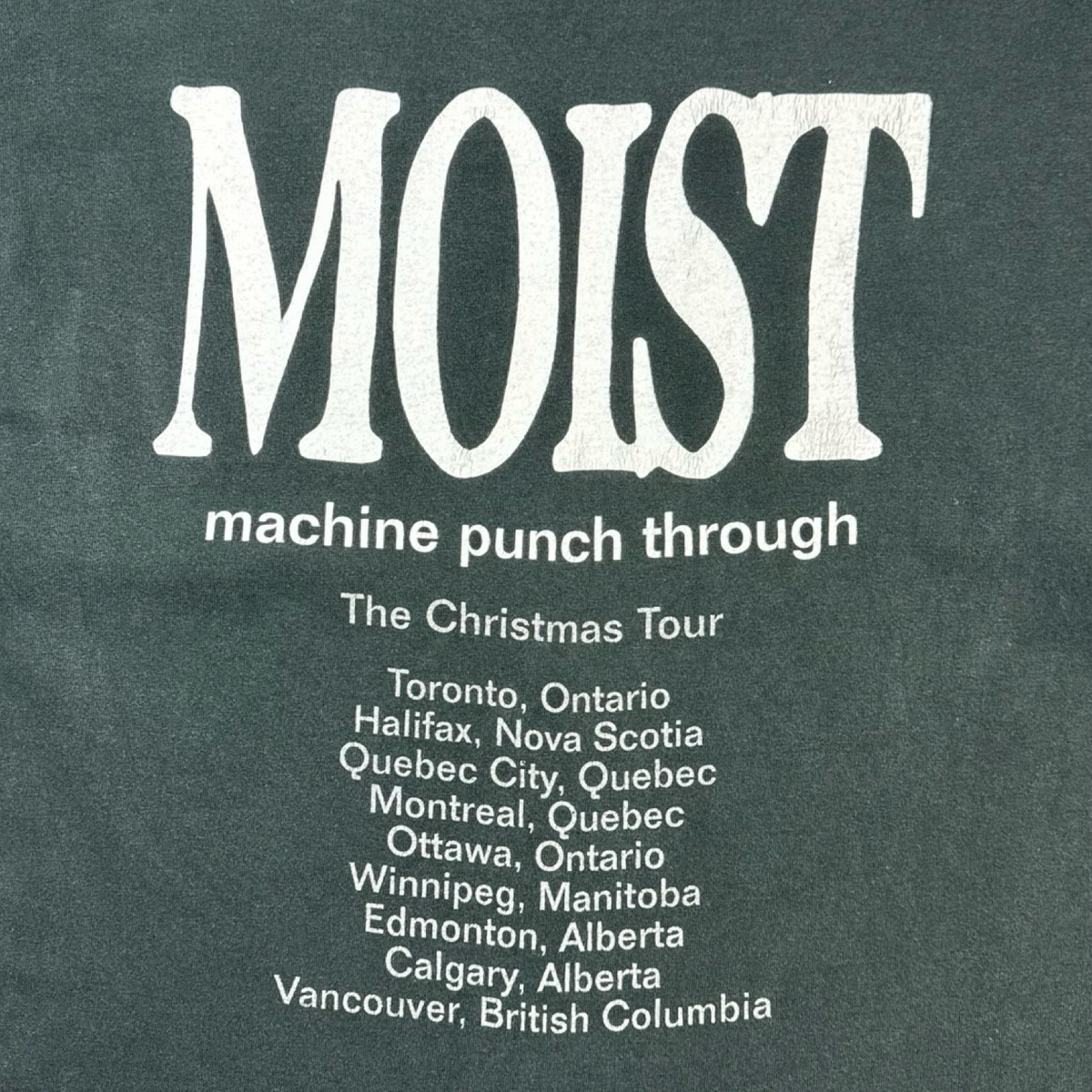 1994 Moist Machine Punch Through Longsleeve Band T-Shirt