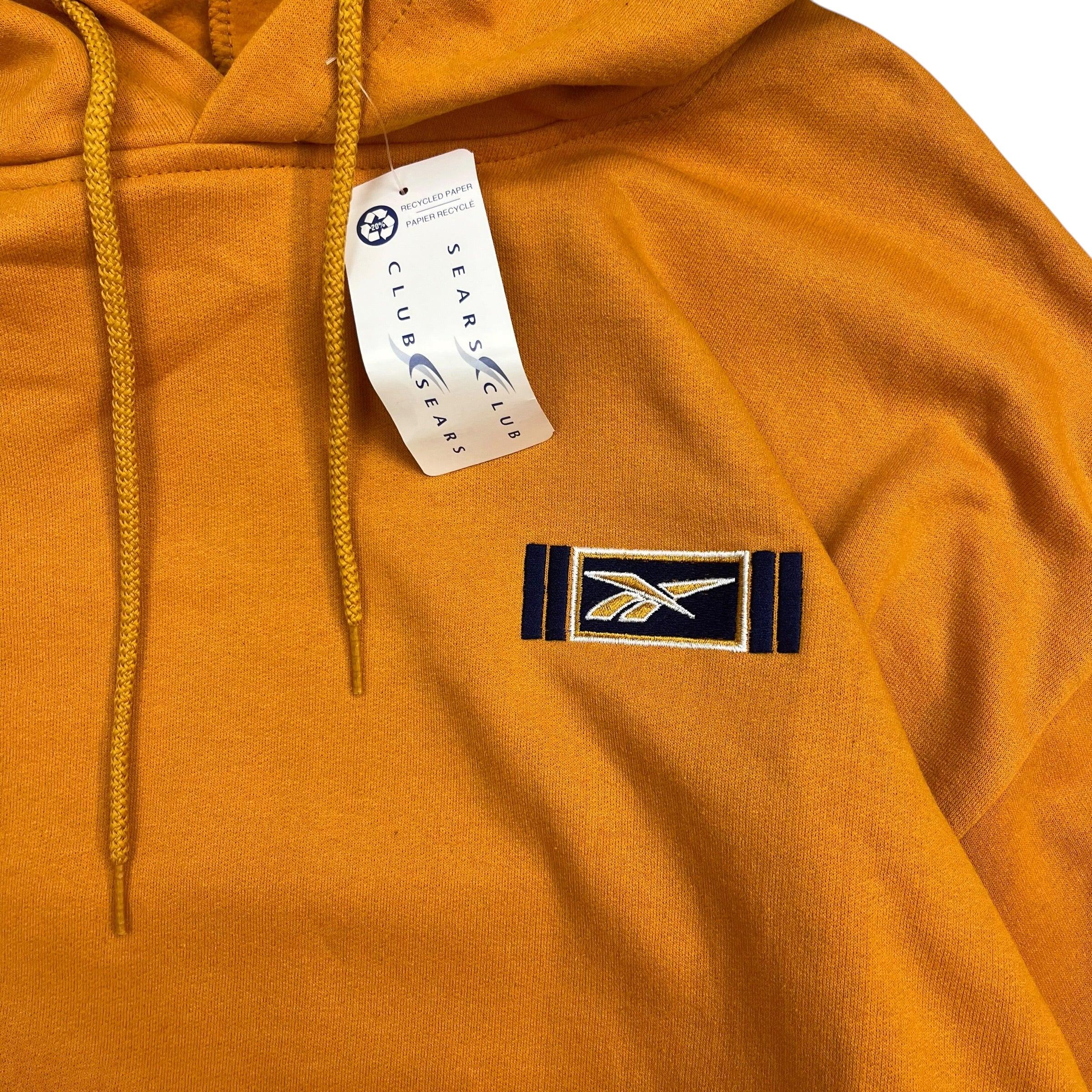 Vintage Reebok Hoodie Orange