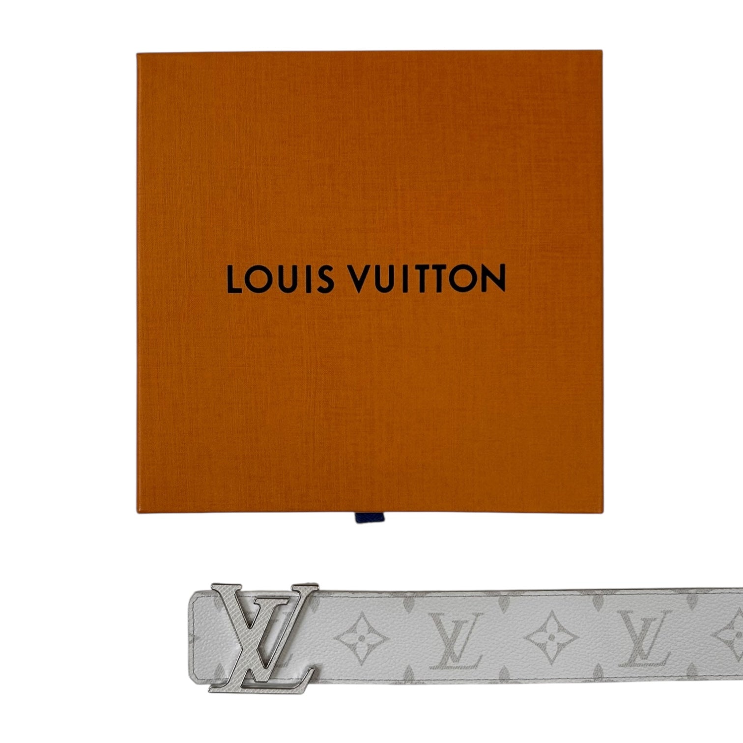 Louis Vuitton LV Initiales Reversible Belt White