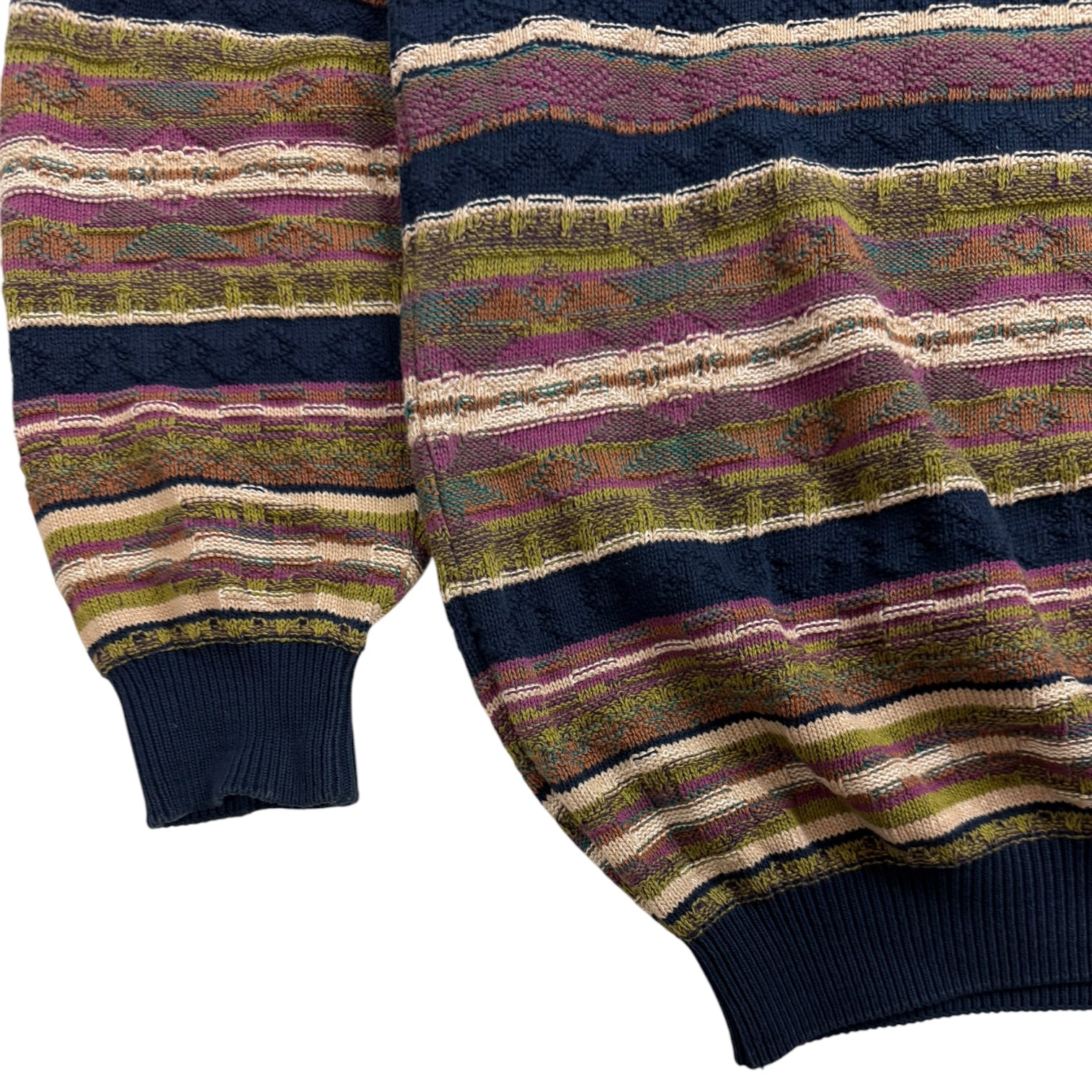 Vintage Tosani Knit Multicolour Stripe Sweater