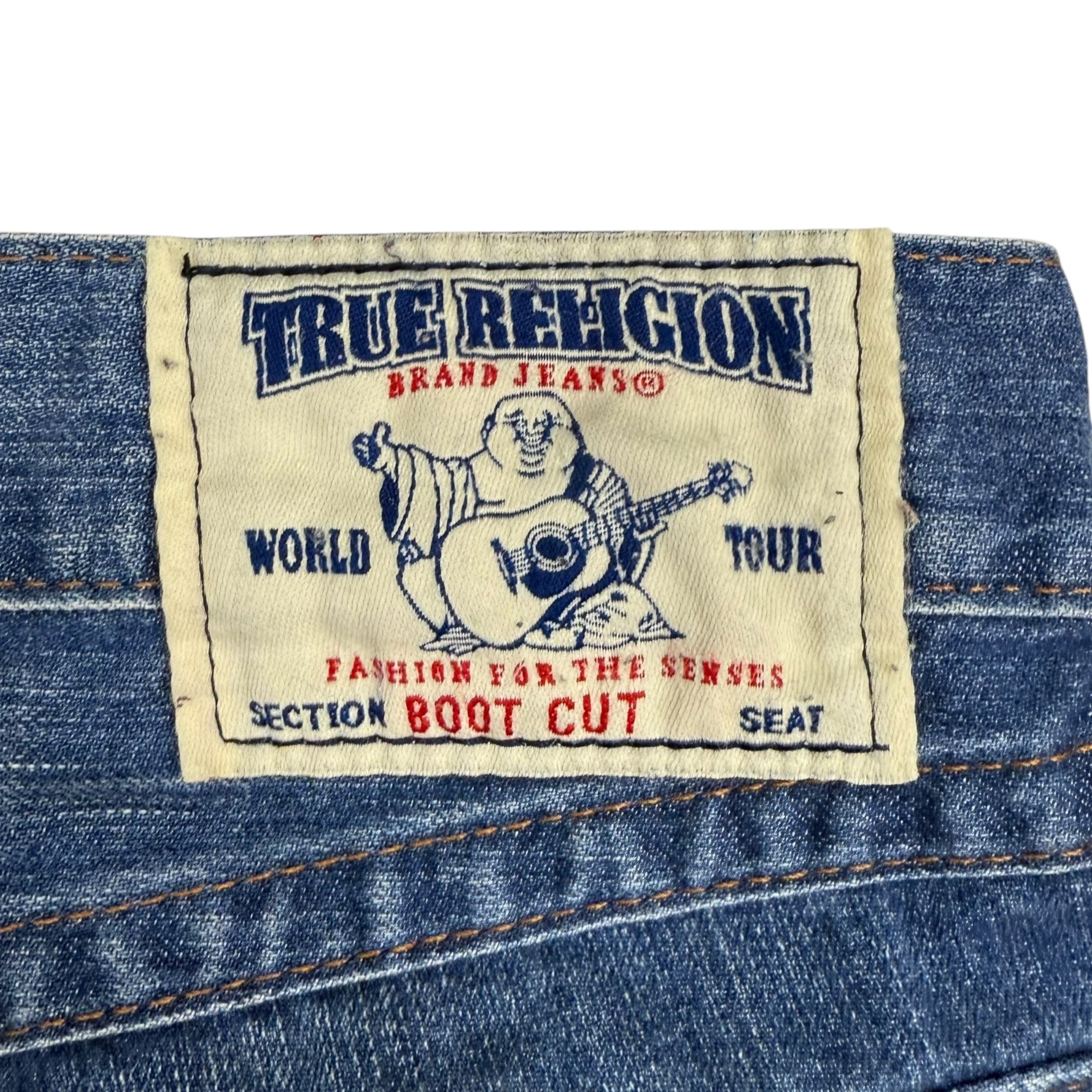 Vintage True Religion Boot Cut Denim Pants Dark Wash