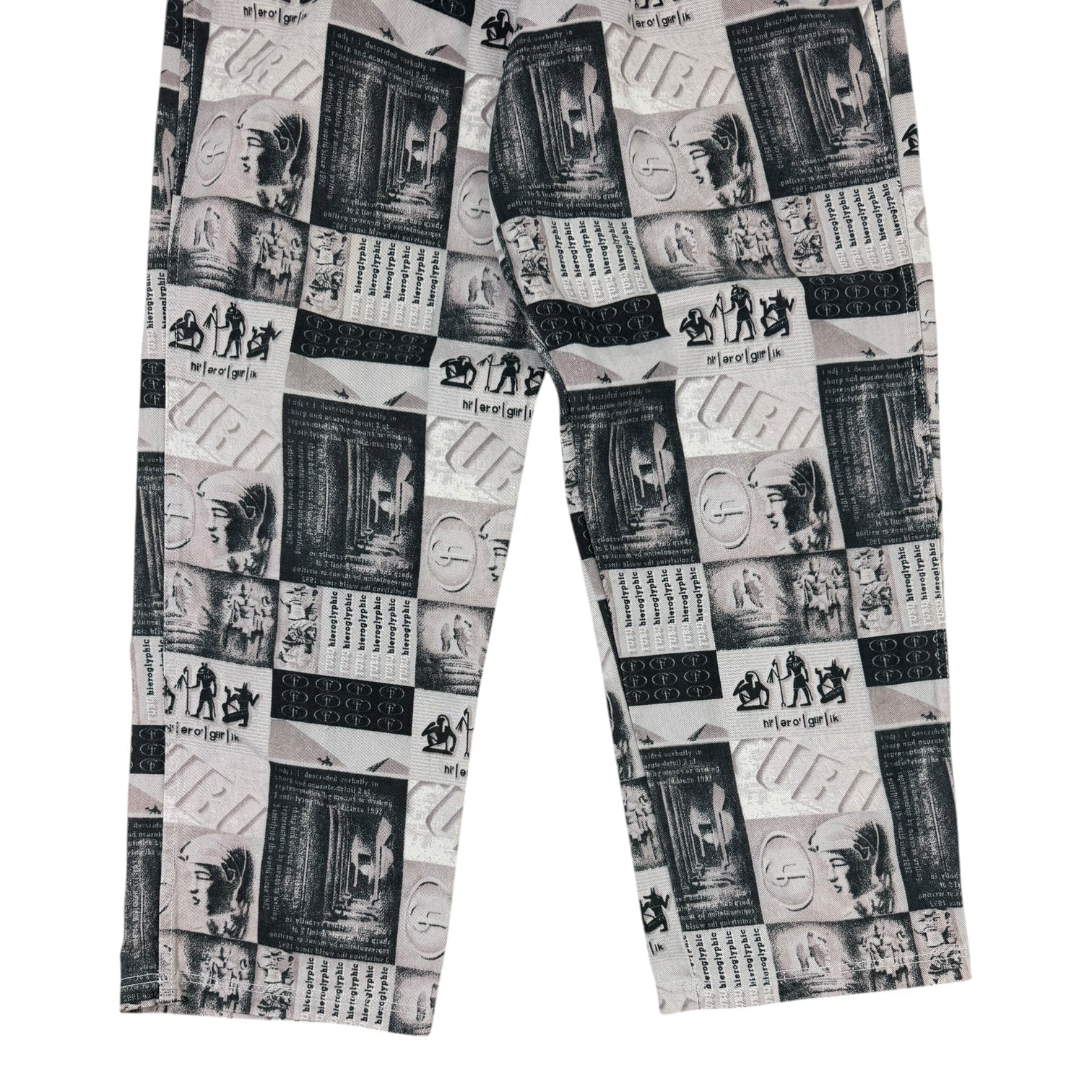 Vintage Fubu Graphic Pants White