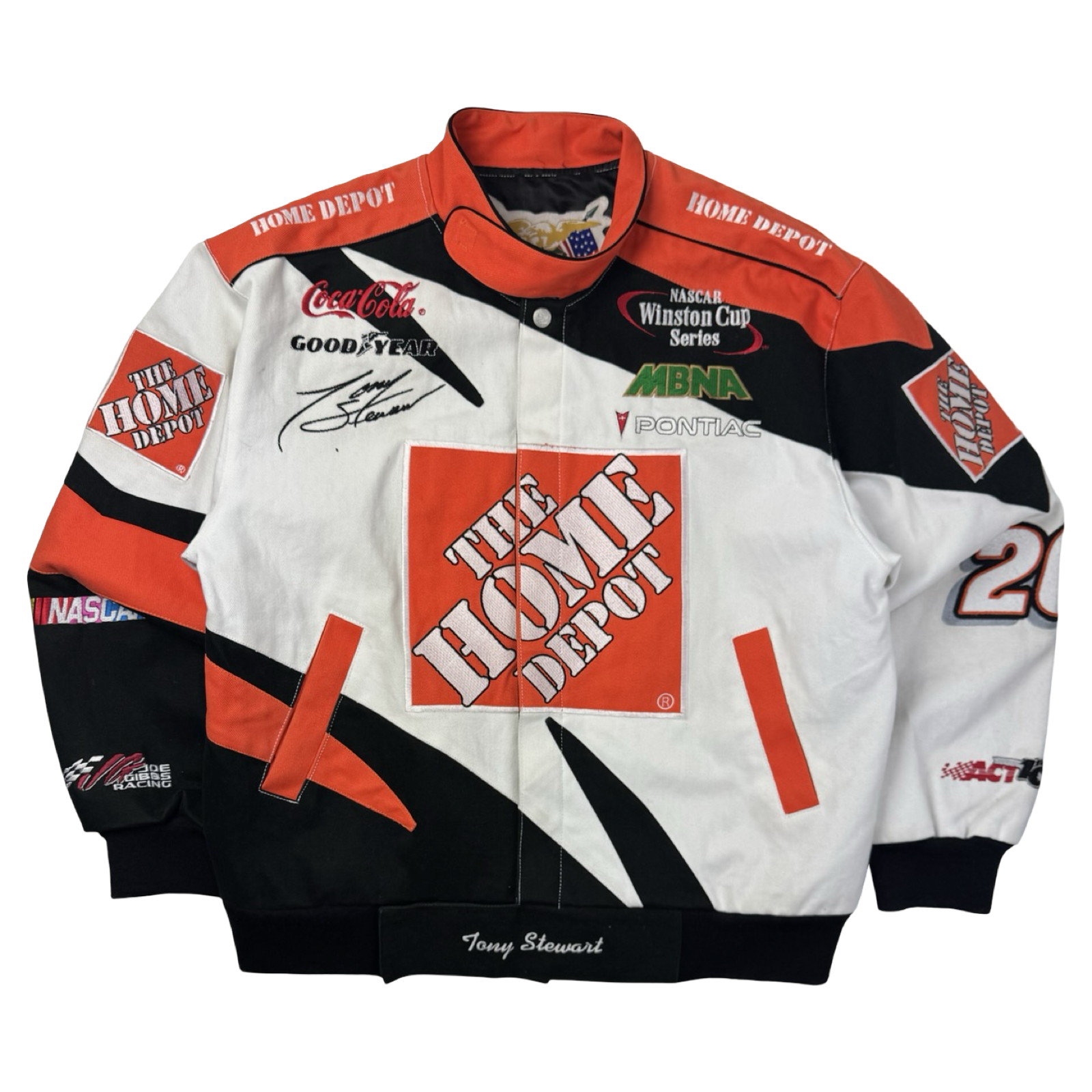 2005 Home Depot #20 Tony Stewart Jeff Hamilton NASCAR Jacket
