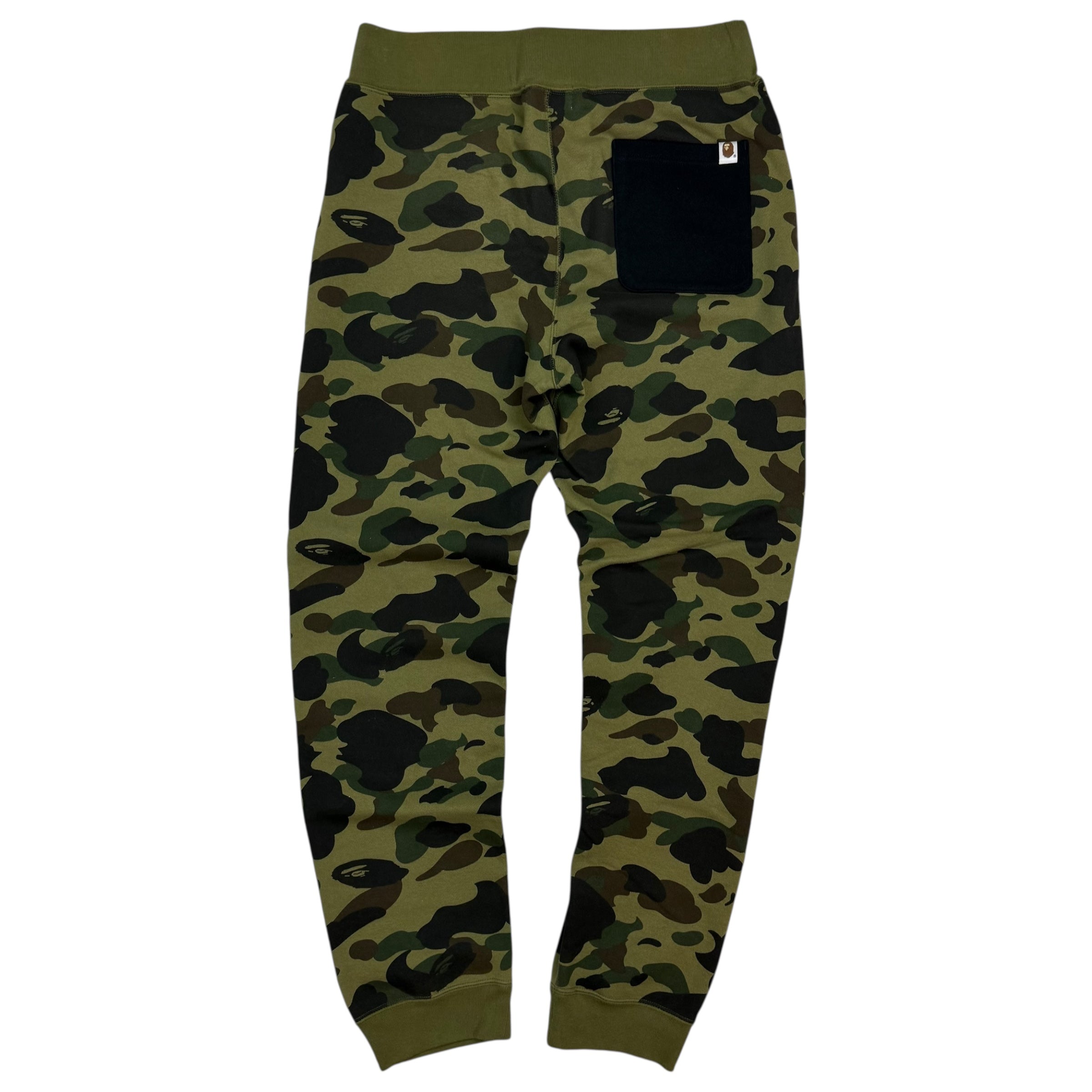 BAPE 1st Shark Camo Sweatpants Green