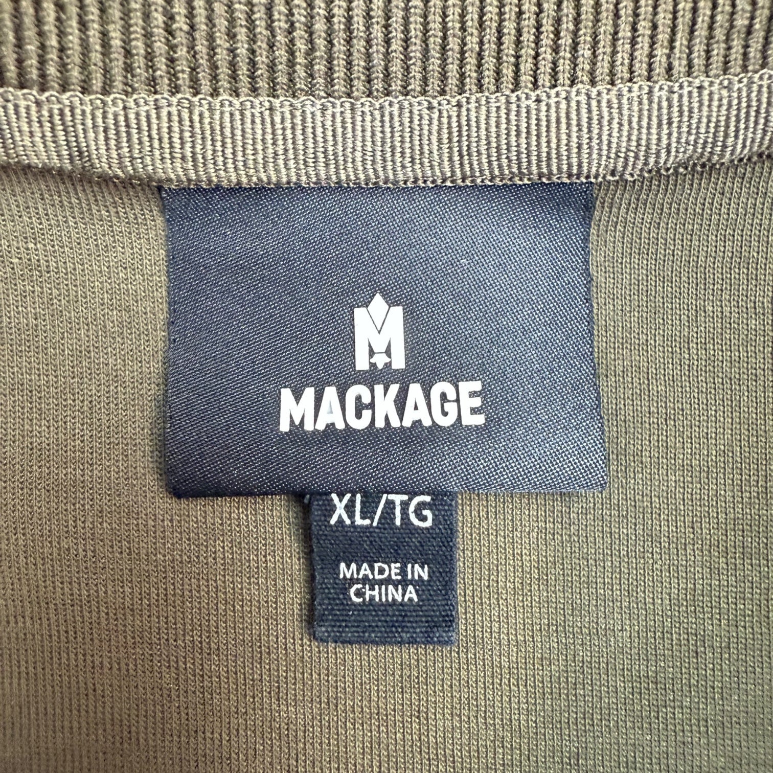 Mackage MAX-VT Logo Crewneck Dark Green