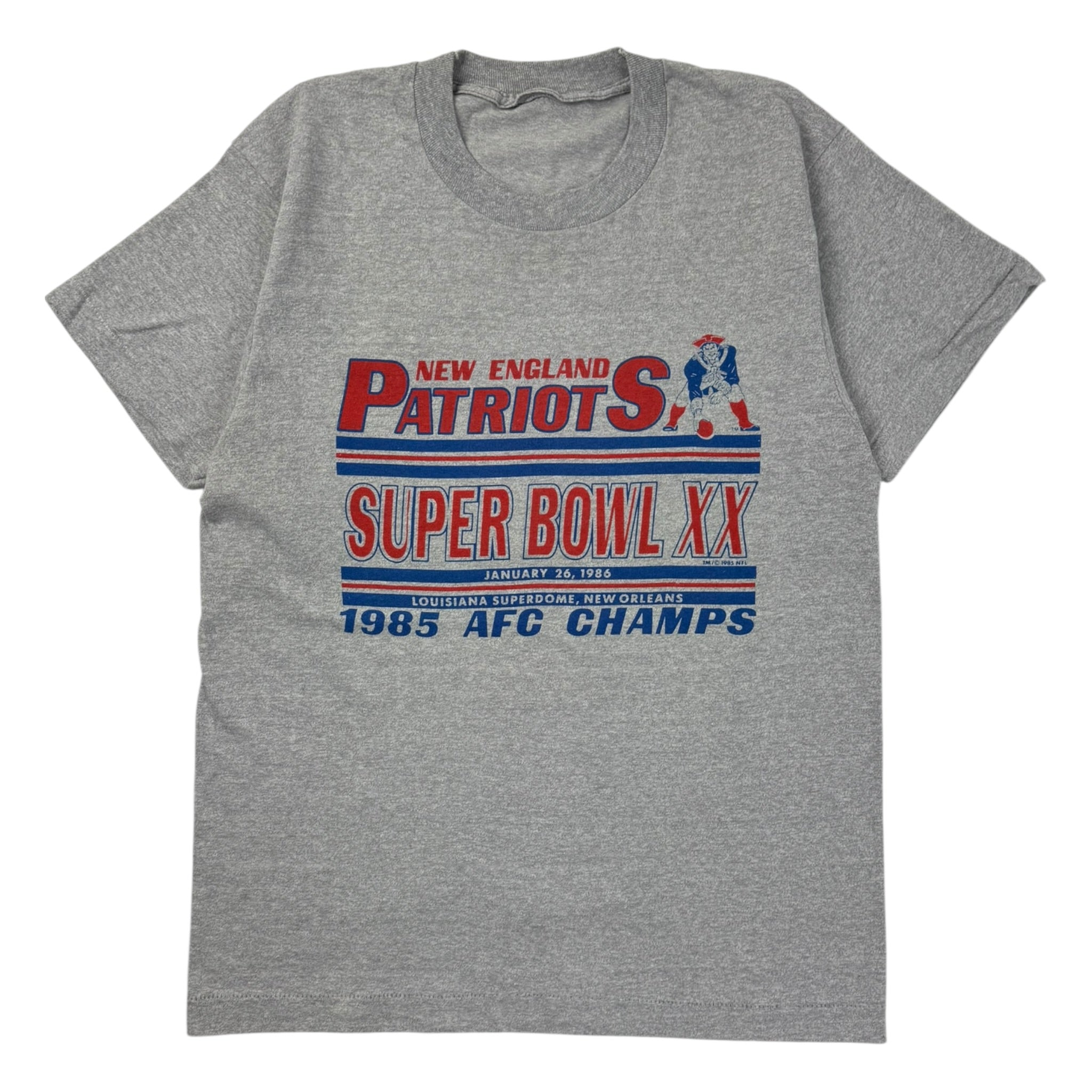 1985 New England Patriots Super Bowl XX Champs T-Shirt